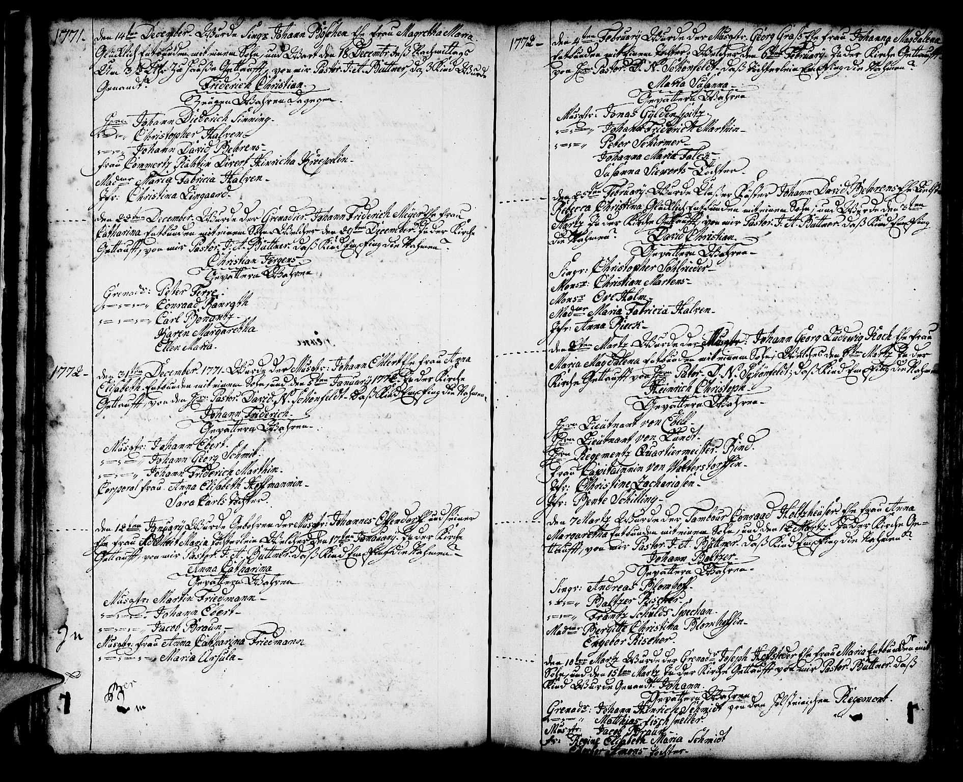 Mariakirken Sokneprestembete, AV/SAB-A-76901/H/Haa/L0002: Parish register (official) no. A 2, 1748-1807, p. 45
