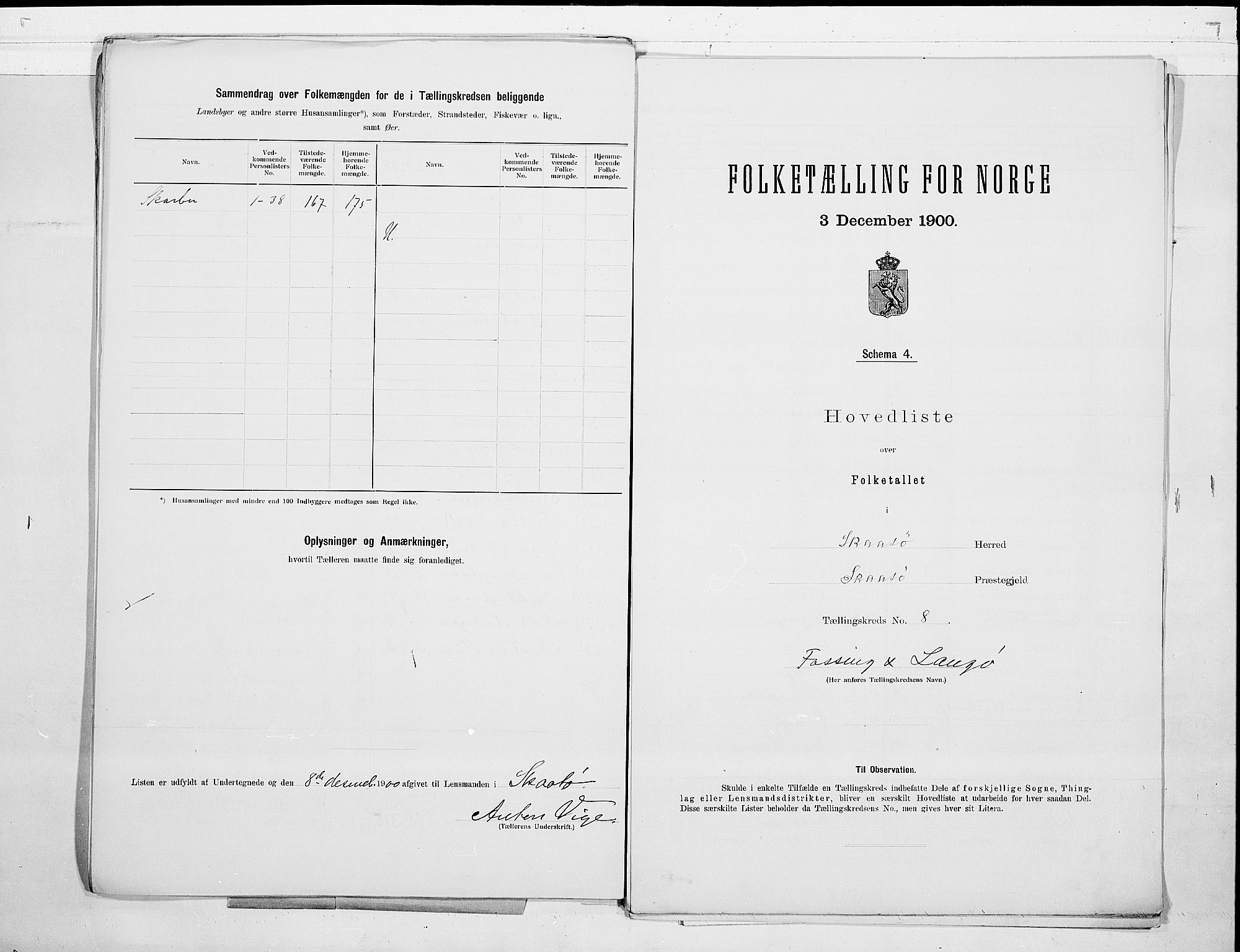 SAKO, 1900 census for Skåtøy, 1900, p. 18