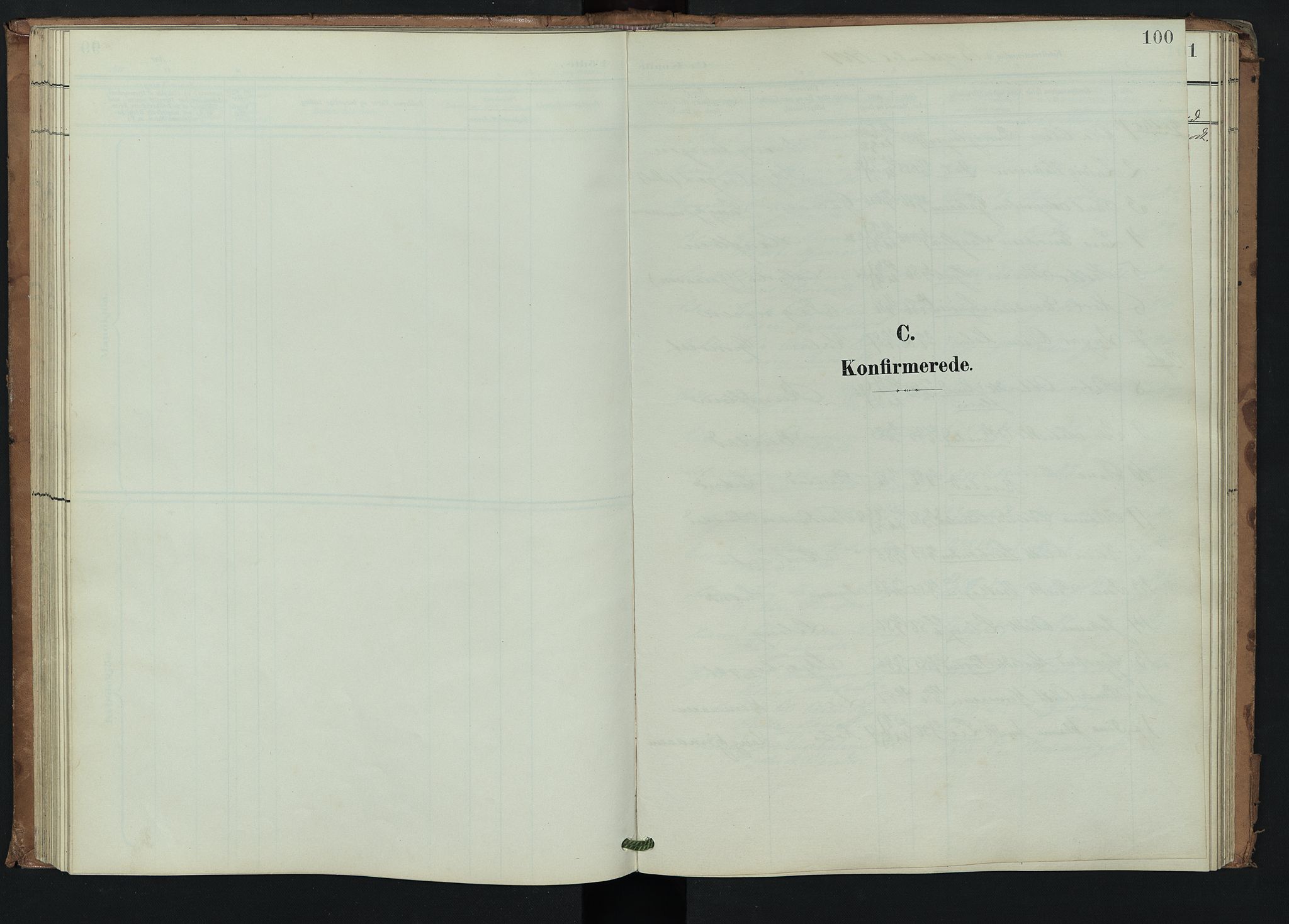 Trysil prestekontor, AV/SAH-PREST-046/H/Ha/Hab/L0008: Parish register (copy) no. 8, 1900-1950, p. 100