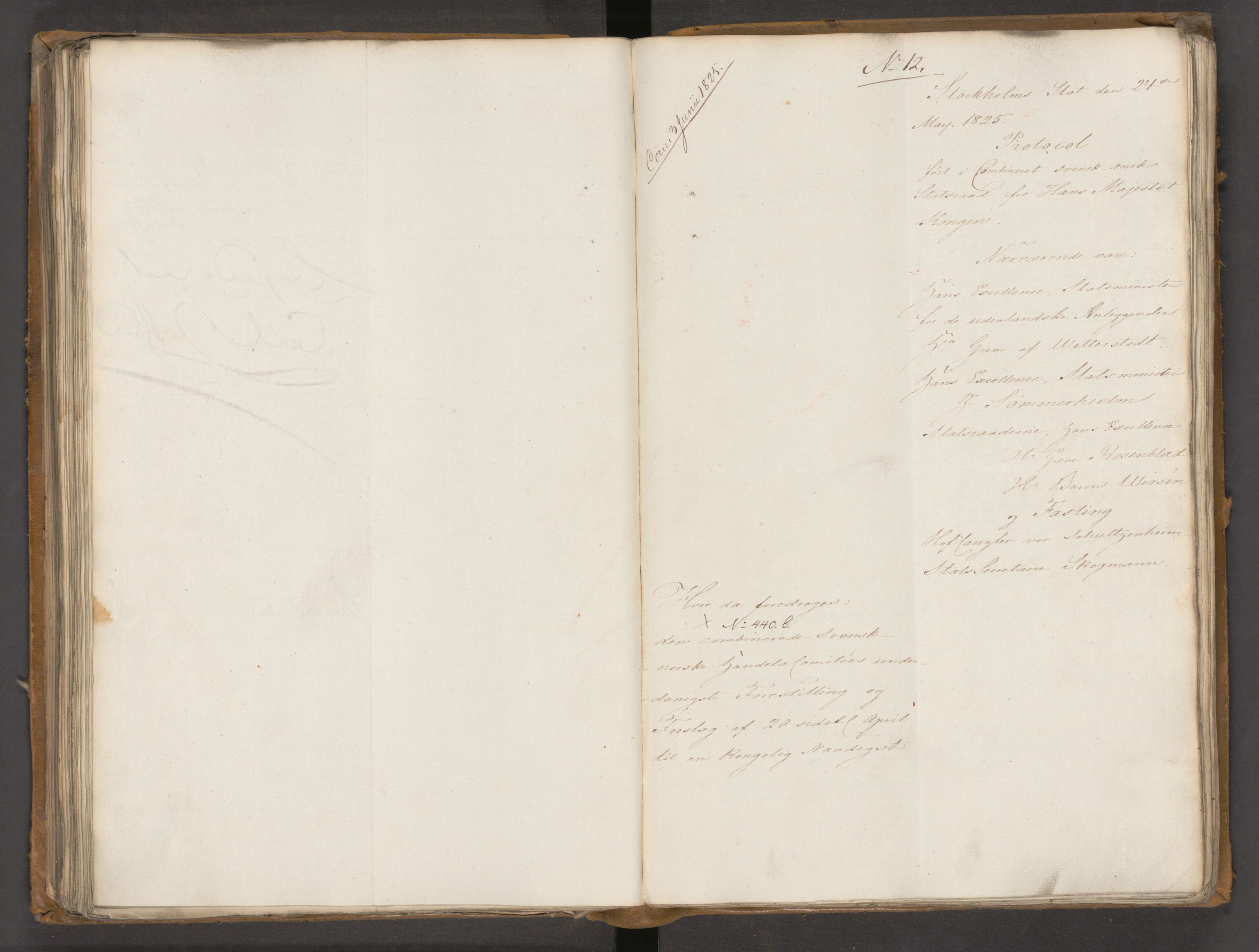 Statsrådssekretariatet, AV/RA-S-1001/A/Ab/L0020: Kgl. res. nr. 1-579, 1. halvår, 1825