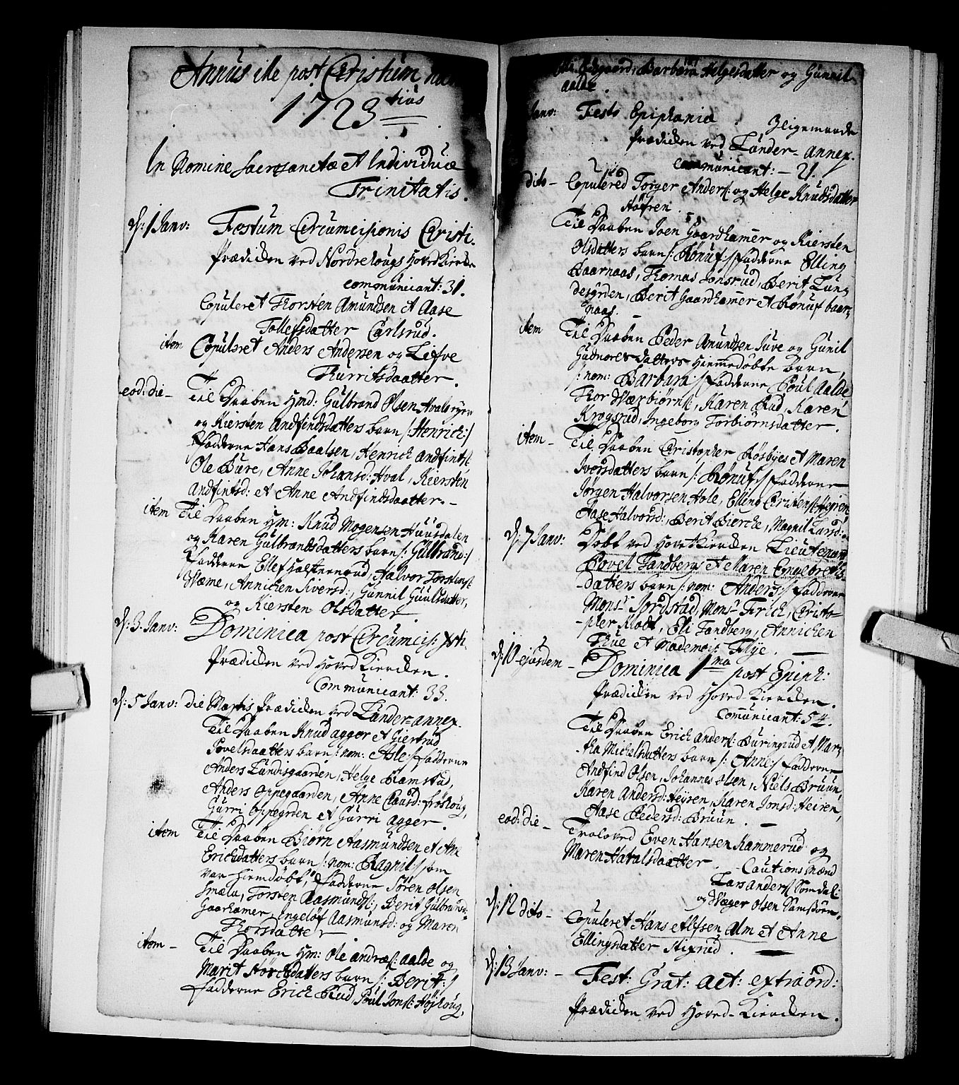 Norderhov kirkebøker, AV/SAKO-A-237/F/Fa/L0002a: Parish register (official) no. 2A, 1716-1725, p. 186-187