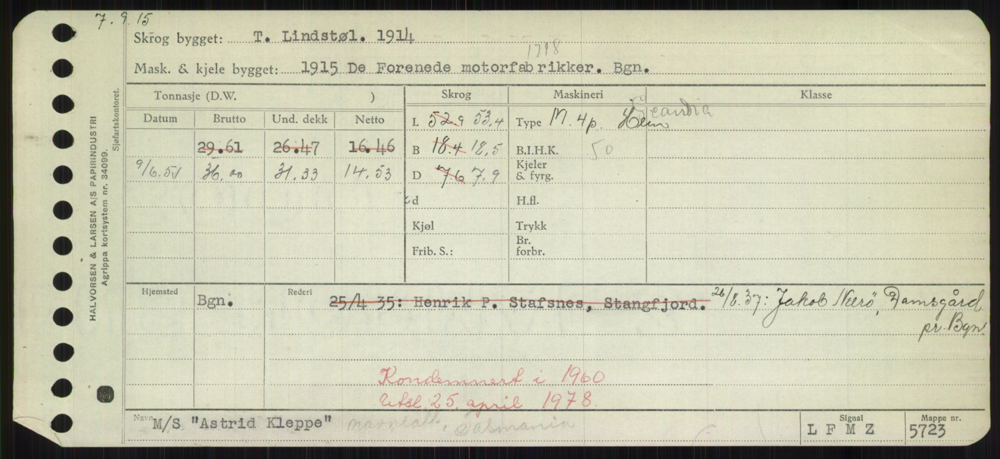 Sjøfartsdirektoratet med forløpere, Skipsmålingen, AV/RA-S-1627/H/Hd/L0002: Fartøy, Apa-Axe, p. 337
