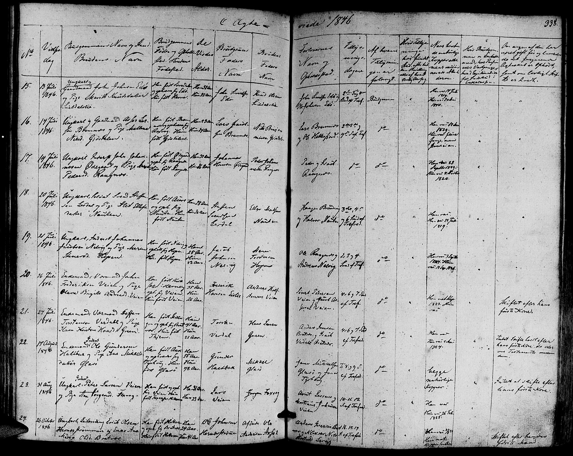Ministerialprotokoller, klokkerbøker og fødselsregistre - Møre og Romsdal, SAT/A-1454/581/L0936: Parish register (official) no. 581A04, 1836-1852, p. 338