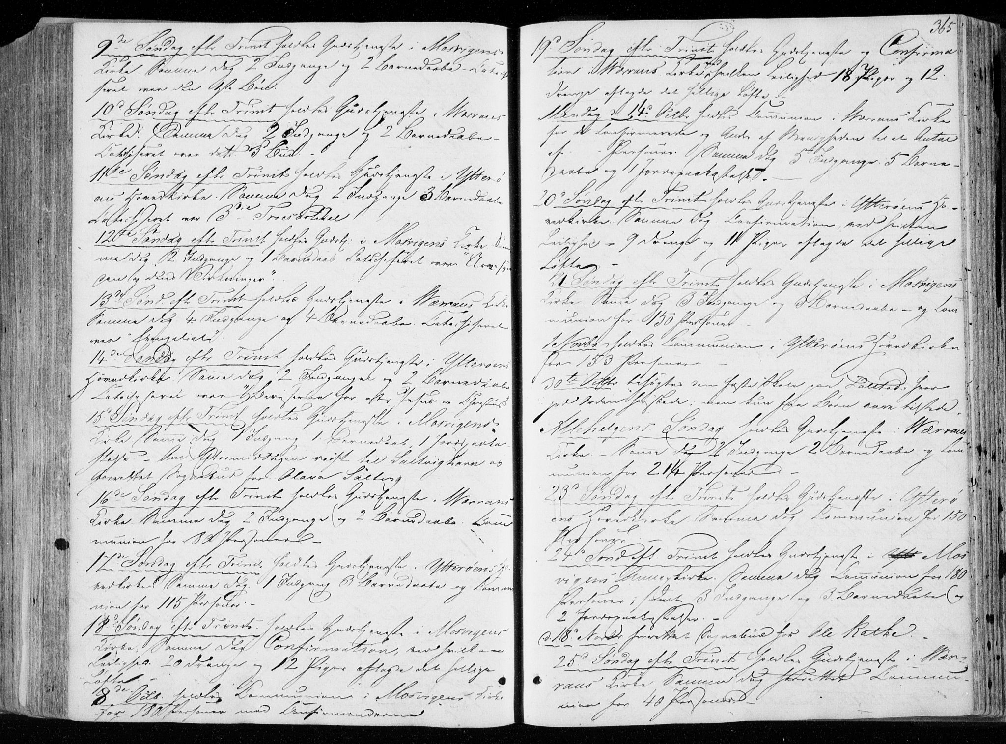 Ministerialprotokoller, klokkerbøker og fødselsregistre - Nord-Trøndelag, SAT/A-1458/722/L0218: Parish register (official) no. 722A05, 1843-1868, p. 365