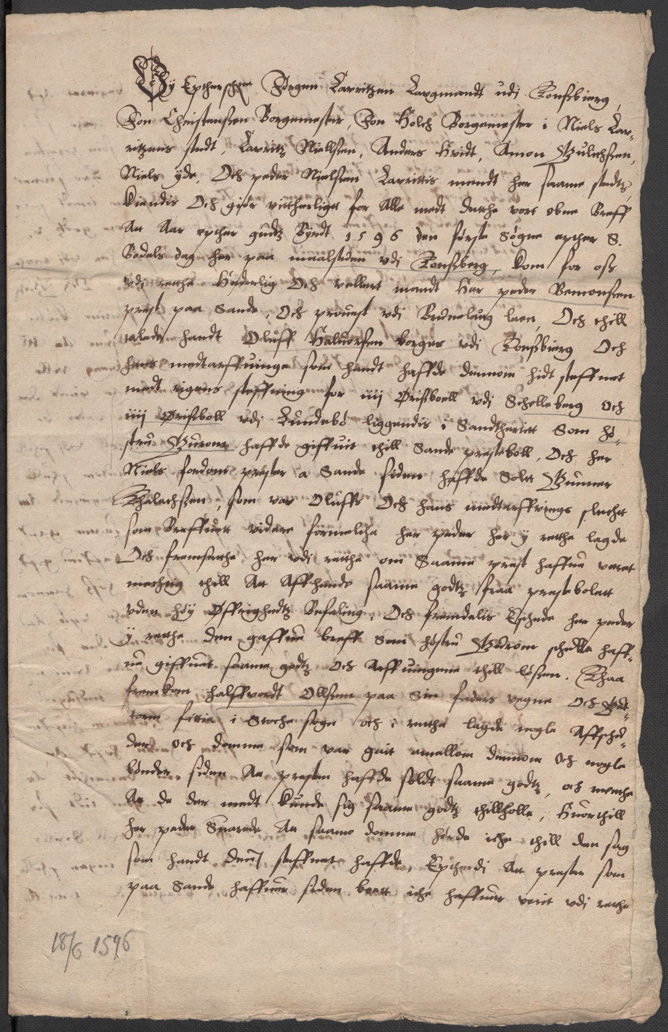 Riksarkivets diplomsamling, AV/RA-EA-5965/F15/L0023: Prestearkiv - Vestfold, 1582-1820, p. 133