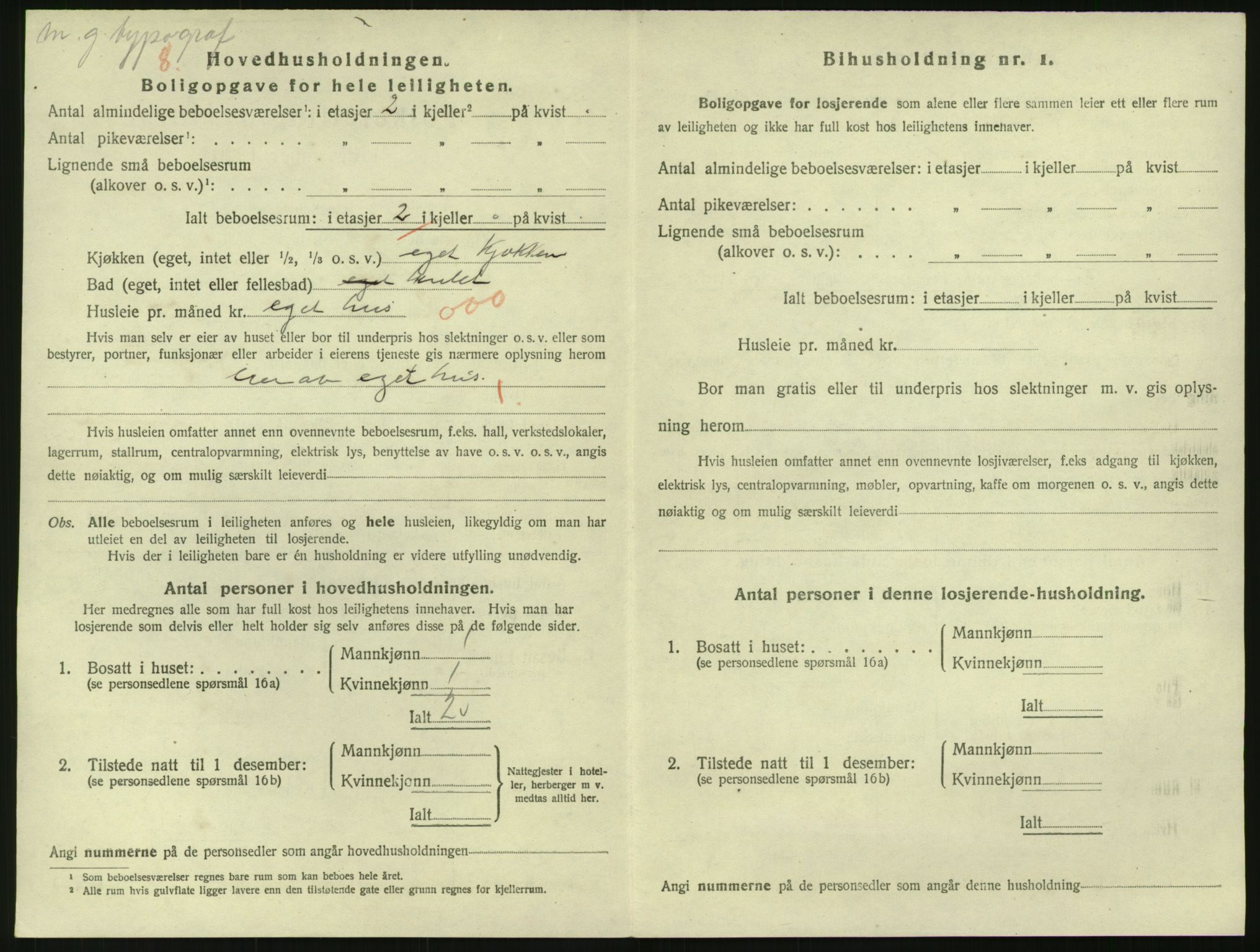 SAK, 1920 census for Risør, 1920, p. 1410