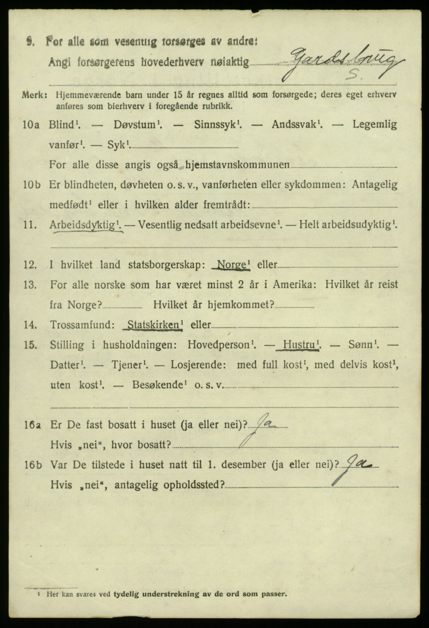 SAB, 1920 census for Lindås, 1920, p. 5924