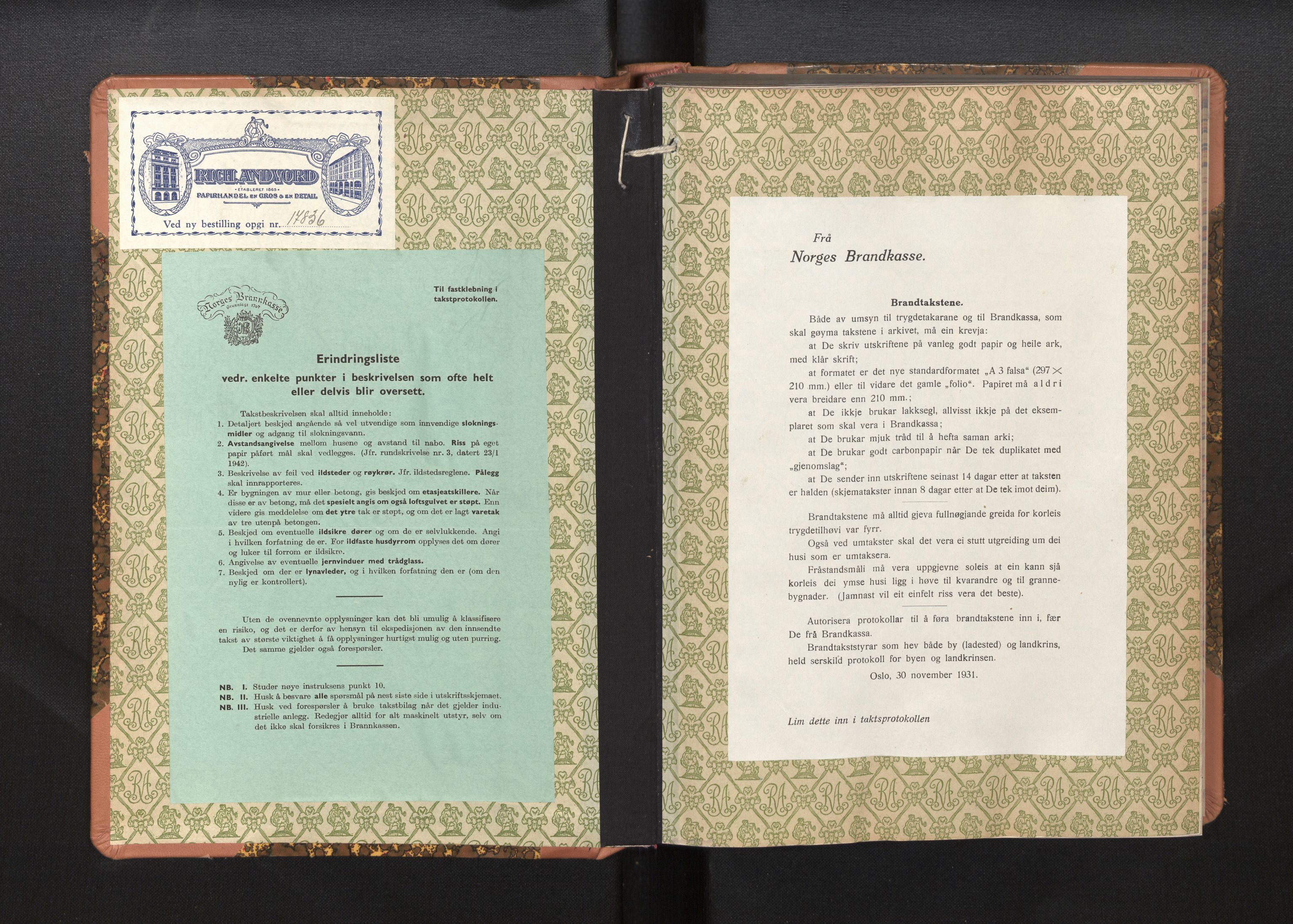Lensmannen i Stryn, SAB/A-30101/0012/L0003: Branntakstprotokoll, skjematakst, 1942-1950