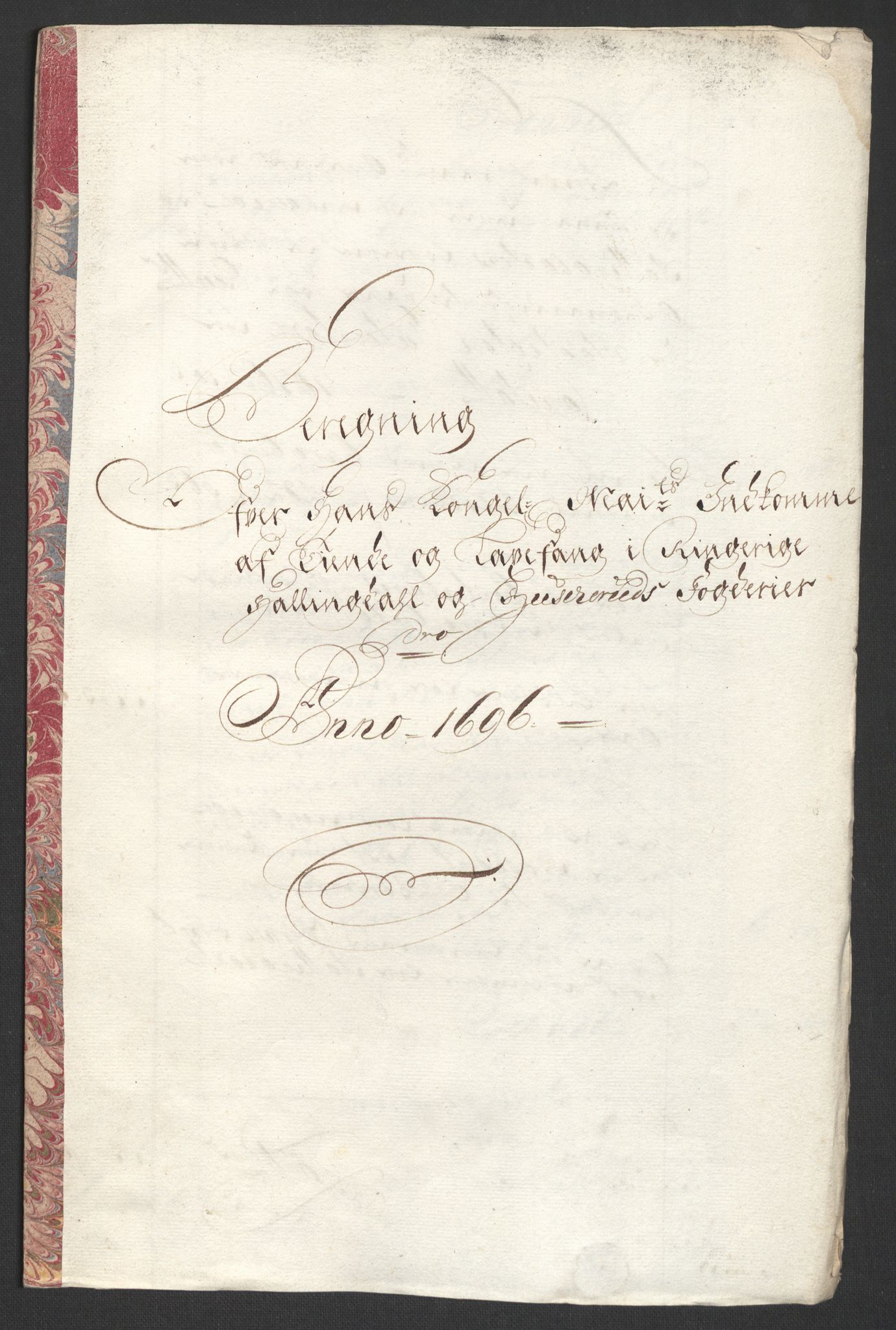 Rentekammeret inntil 1814, Reviderte regnskaper, Fogderegnskap, RA/EA-4092/R22/L1453: Fogderegnskap Ringerike, Hallingdal og Buskerud, 1696, p. 258