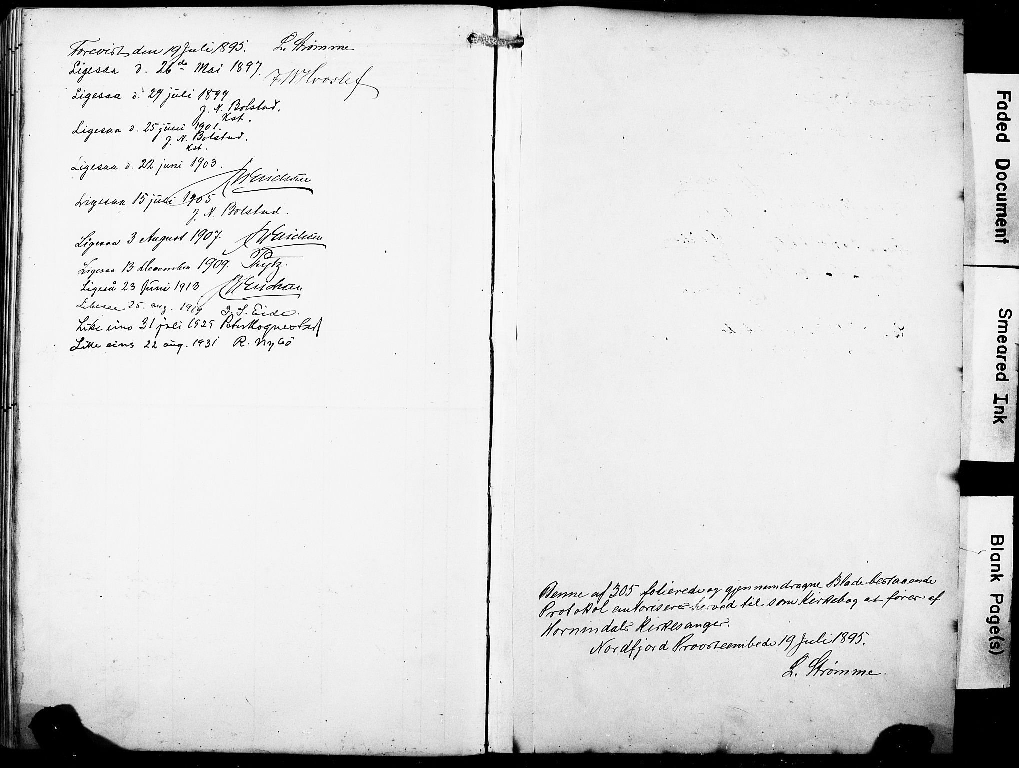 Hornindal sokneprestembete, SAB/A-82401/H/Hab: Parish register (copy) no. A 2, 1894-1927