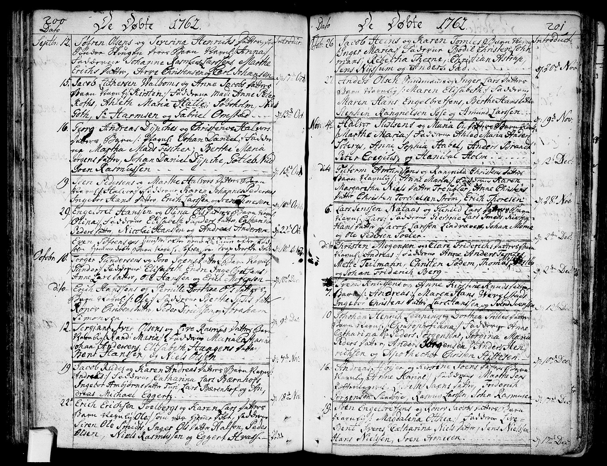 Bragernes kirkebøker, SAKO/A-6/F/Fa/L0005: Parish register (official) no. I 5, 1759-1781, p. 200-201