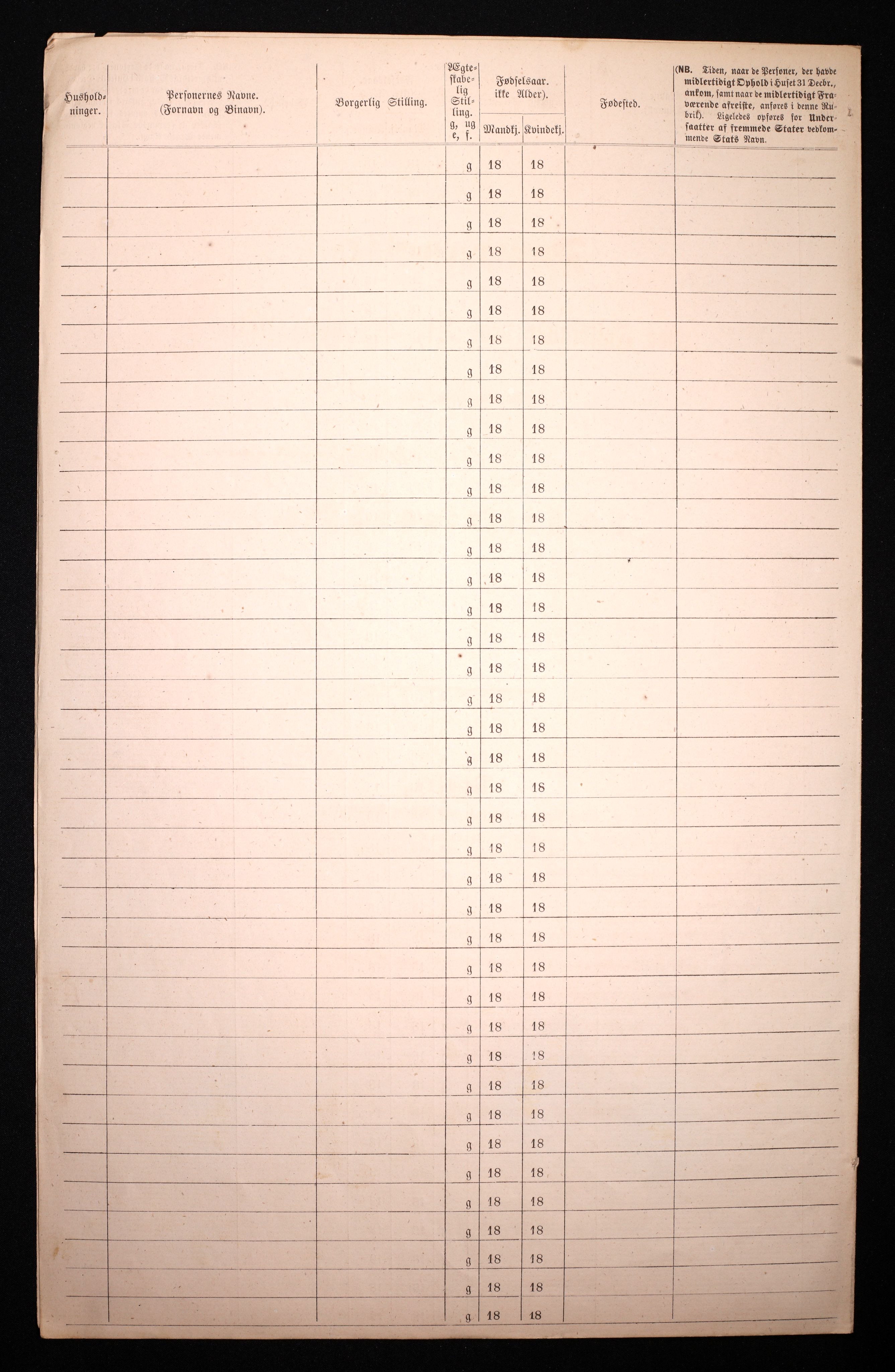 RA, 1870 census for 0301 Kristiania, 1870, p. 3415