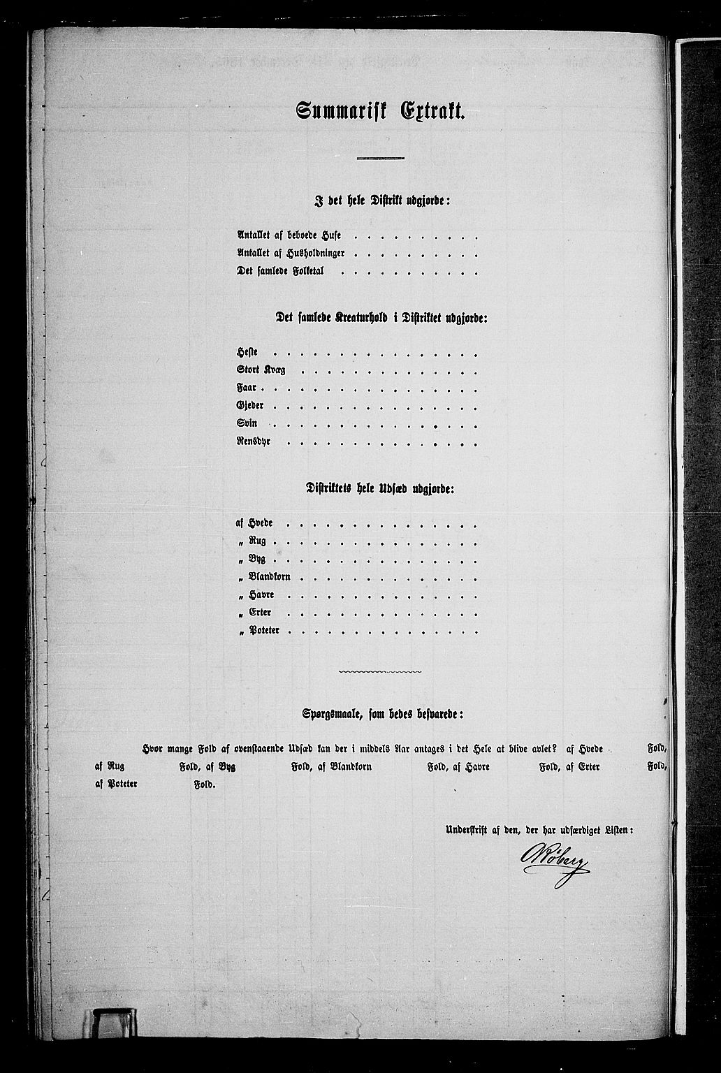 RA, 1865 census for Land, 1865, p. 192