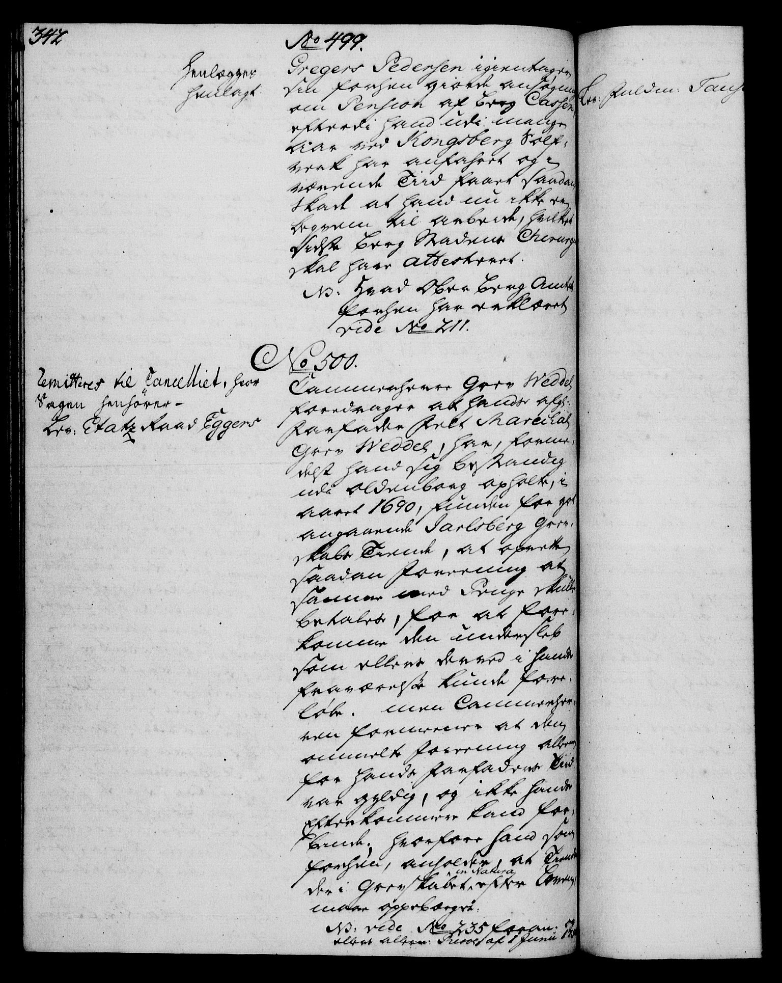 Rentekammeret, Kammerkanselliet, RA/EA-3111/G/Gh/Gha/L0030: Norsk ekstraktmemorialprotokoll (merket RK 53.75), 1749-1751, p. 342