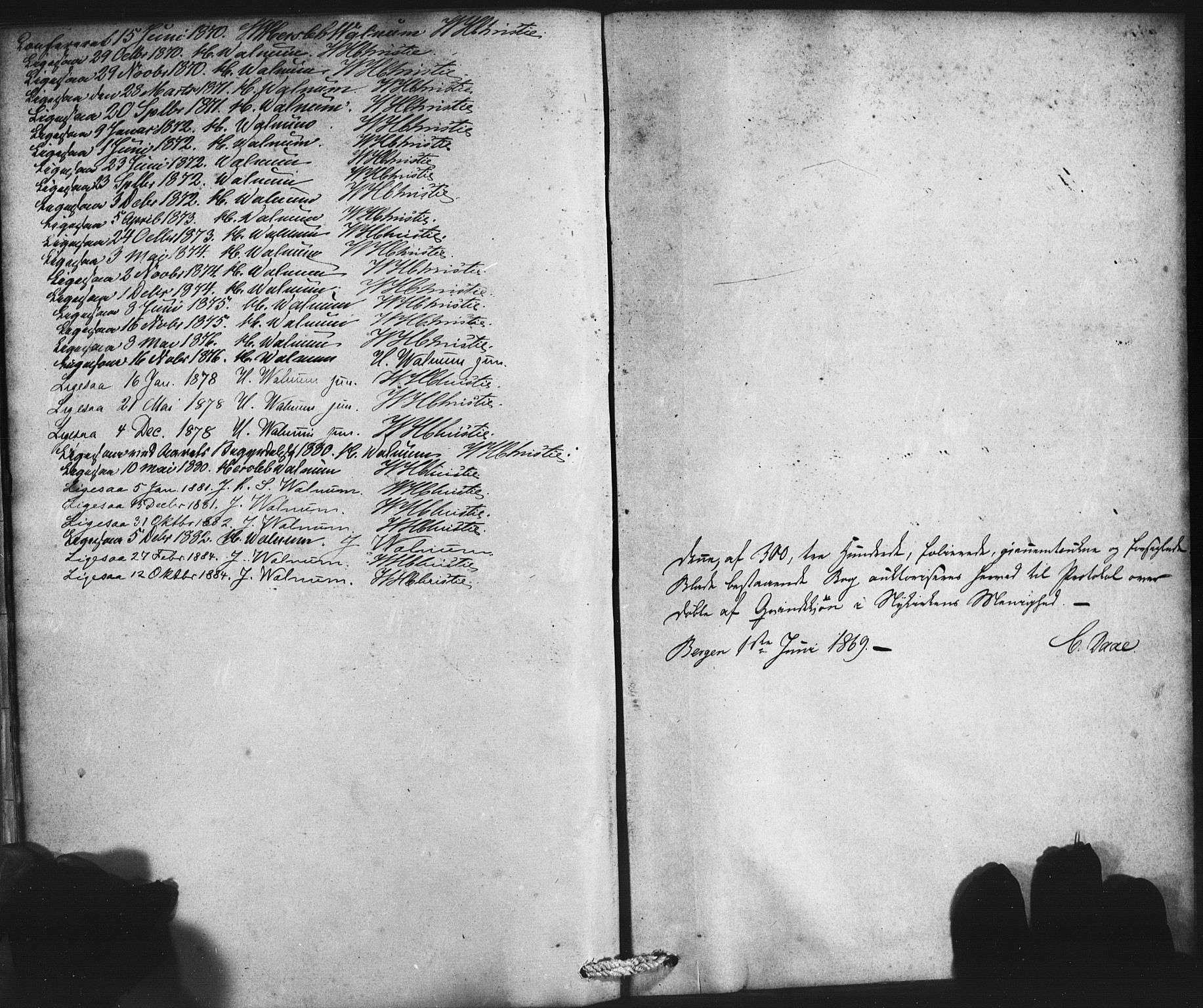 Nykirken Sokneprestembete, AV/SAB-A-77101/H/Haa/L0017: Parish register (official) no. B 4, 1870-1884