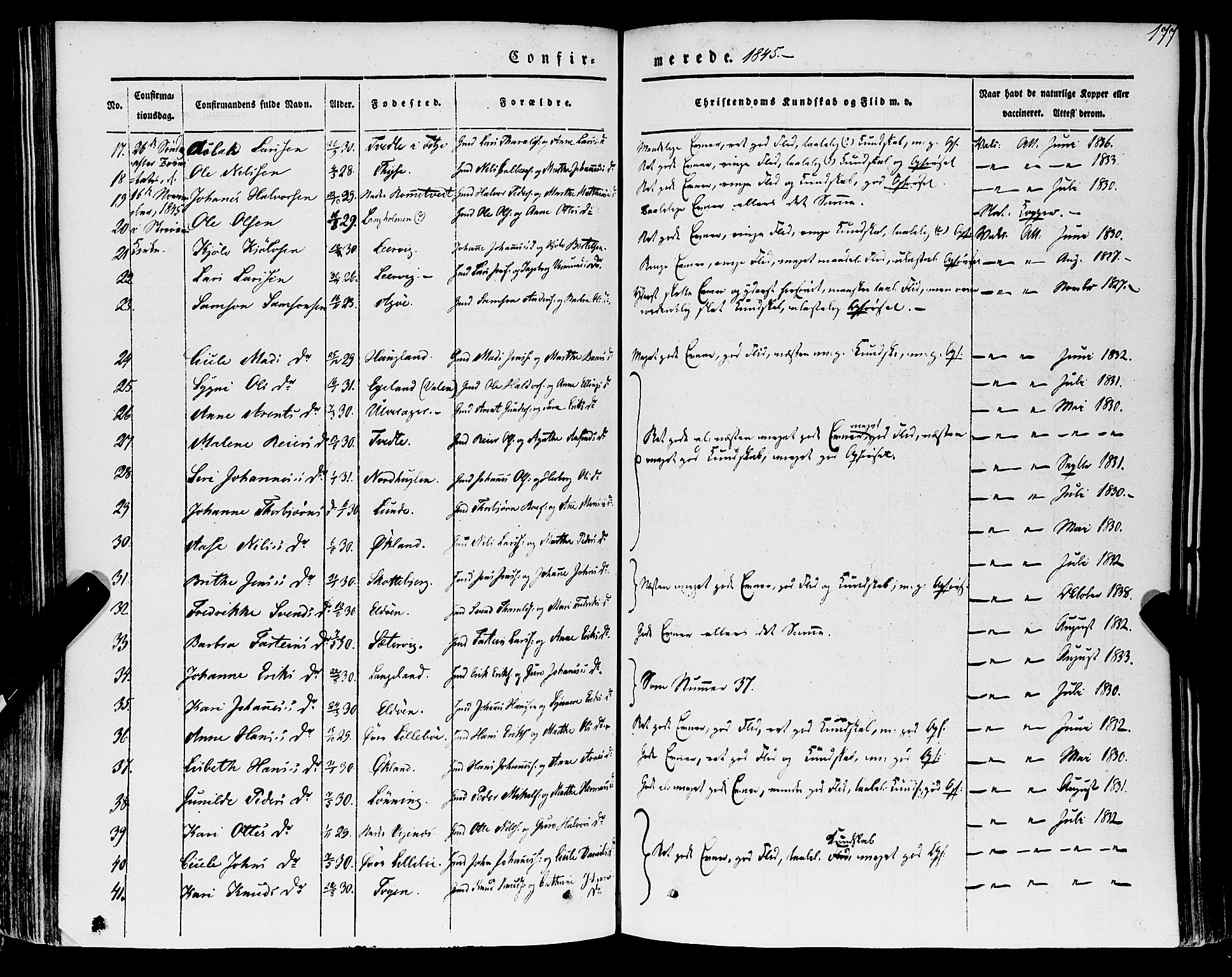 Stord sokneprestembete, AV/SAB-A-78201/H/Haa: Parish register (official) no. A 7, 1841-1861, p. 177