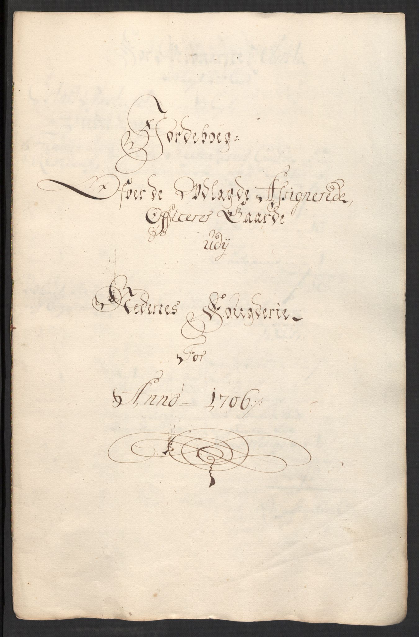 Rentekammeret inntil 1814, Reviderte regnskaper, Fogderegnskap, AV/RA-EA-4092/R39/L2318: Fogderegnskap Nedenes, 1706-1709, p. 57