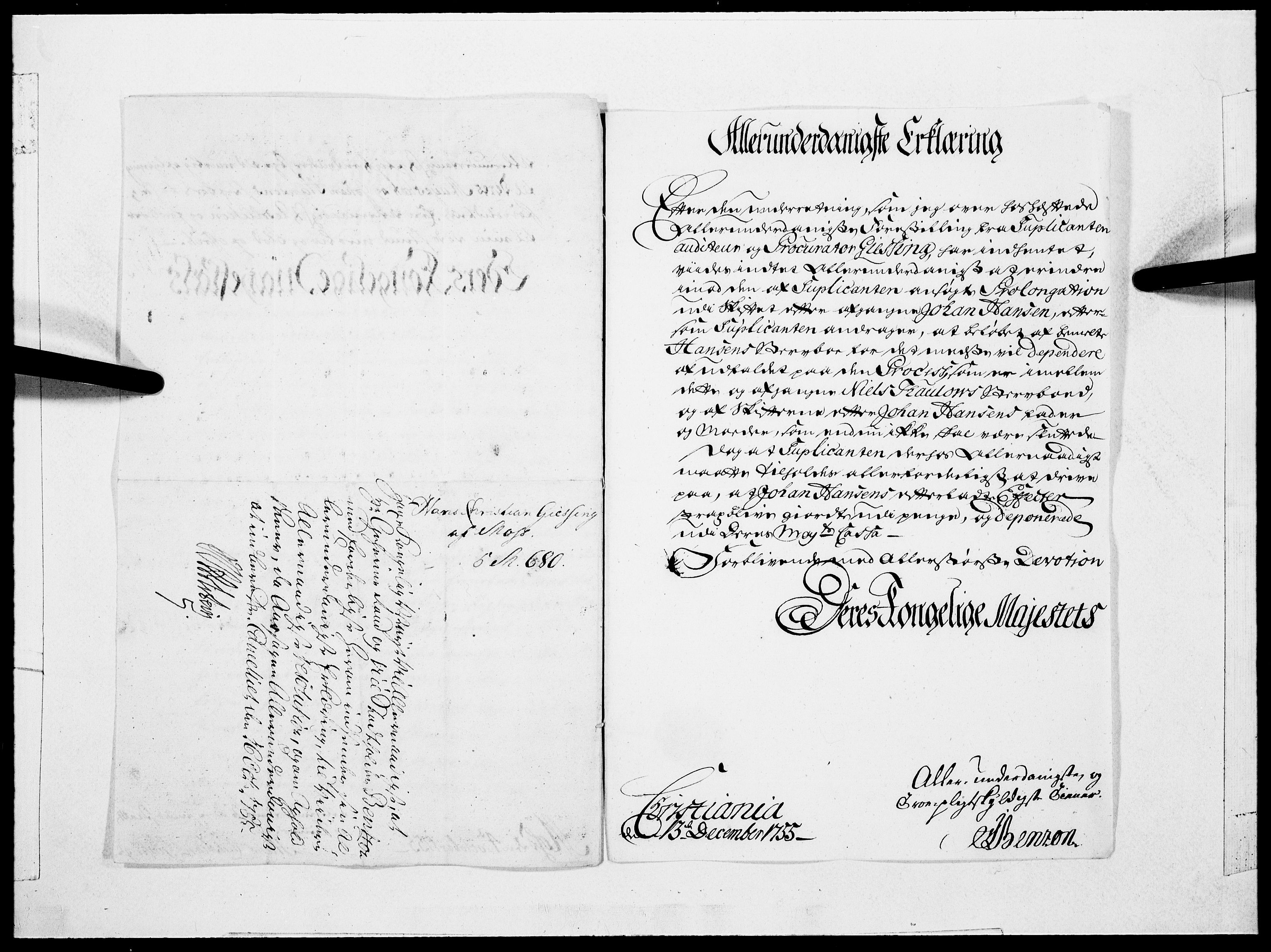 Danske Kanselli 1572-1799, AV/RA-EA-3023/F/Fc/Fcc/Fcca/L0171: Norske innlegg 1572-1799, 1756, p. 5
