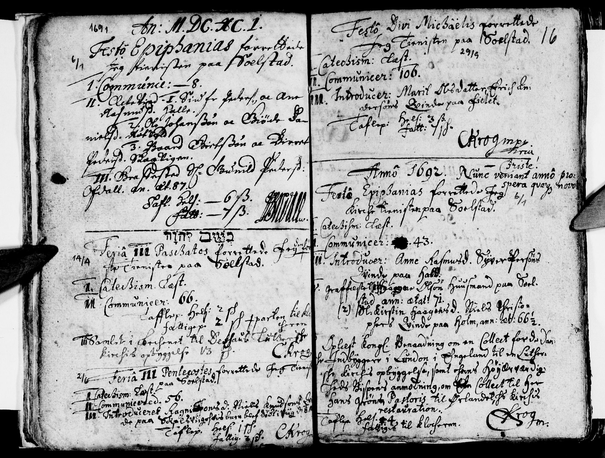 Ministerialprotokoller, klokkerbøker og fødselsregistre - Nordland, SAT/A-1459/811/L0164: Parish register (official) no. 811A01, 1677-1762, p. 16