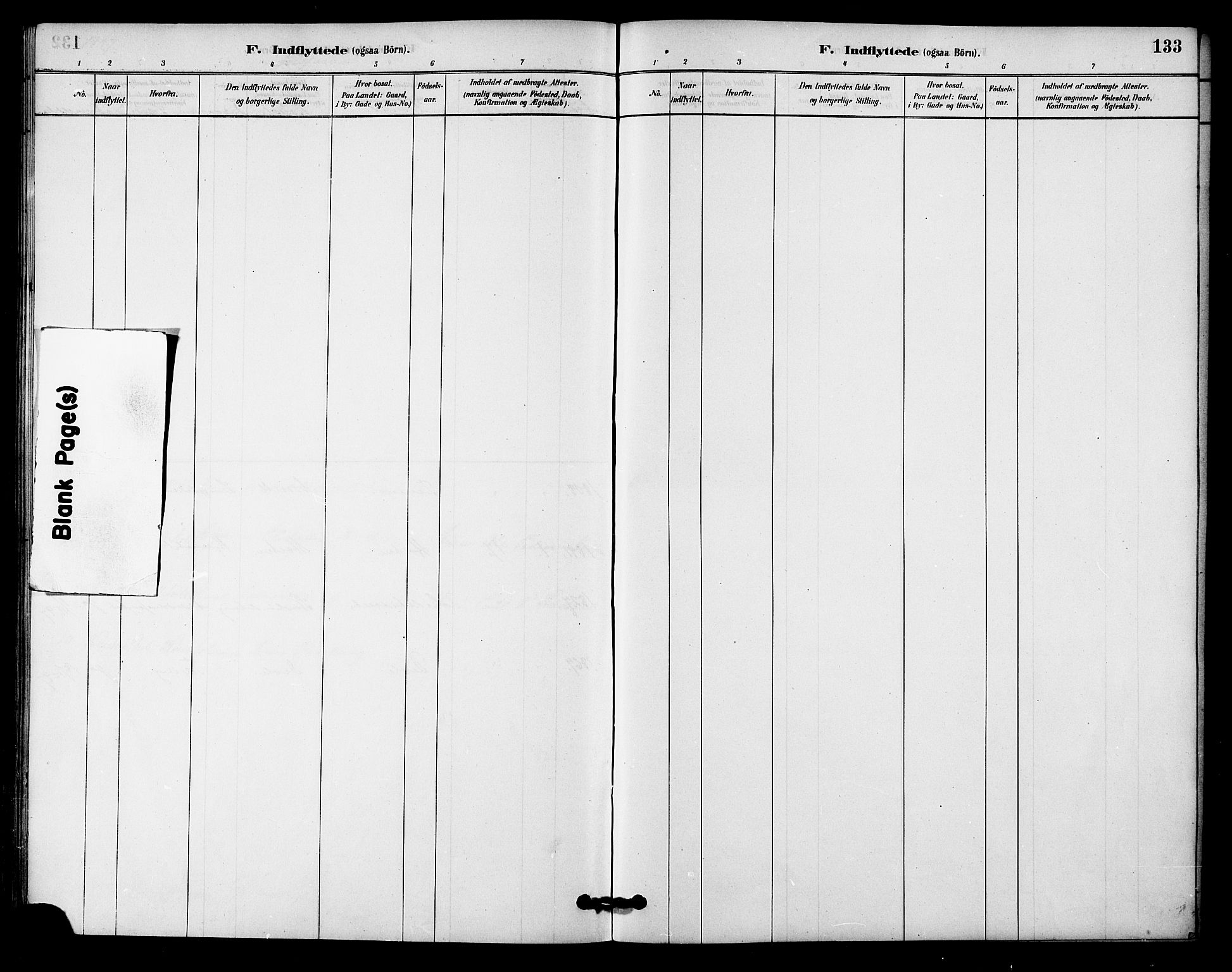 Ministerialprotokoller, klokkerbøker og fødselsregistre - Sør-Trøndelag, SAT/A-1456/618/L0444: Parish register (official) no. 618A07, 1880-1898, p. 133