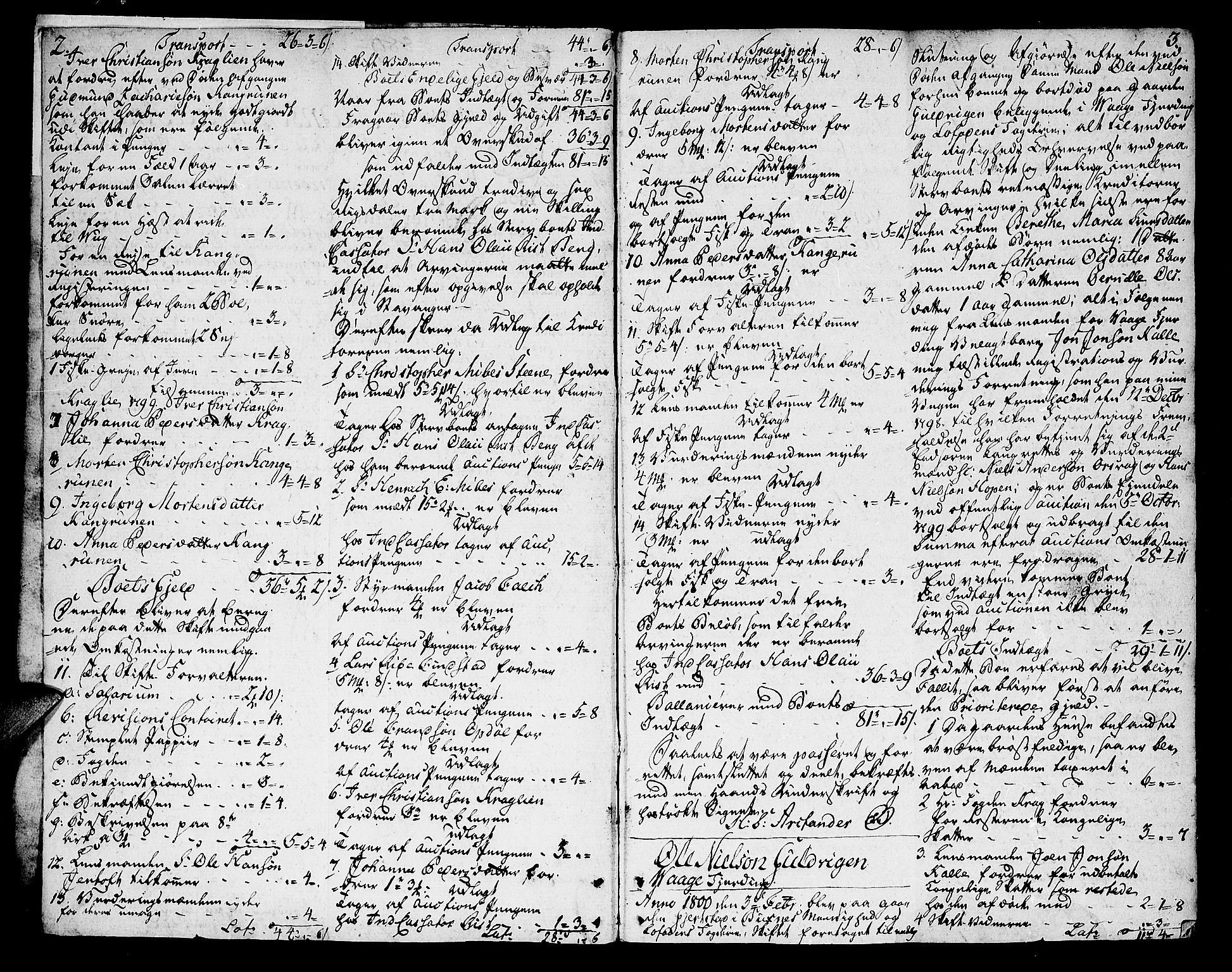 Vesterålen sorenskriveri, AV/SAT-A-4180/1/3/3A/L0009: Skifteprotokoll, 1800-1802, p. 2-3