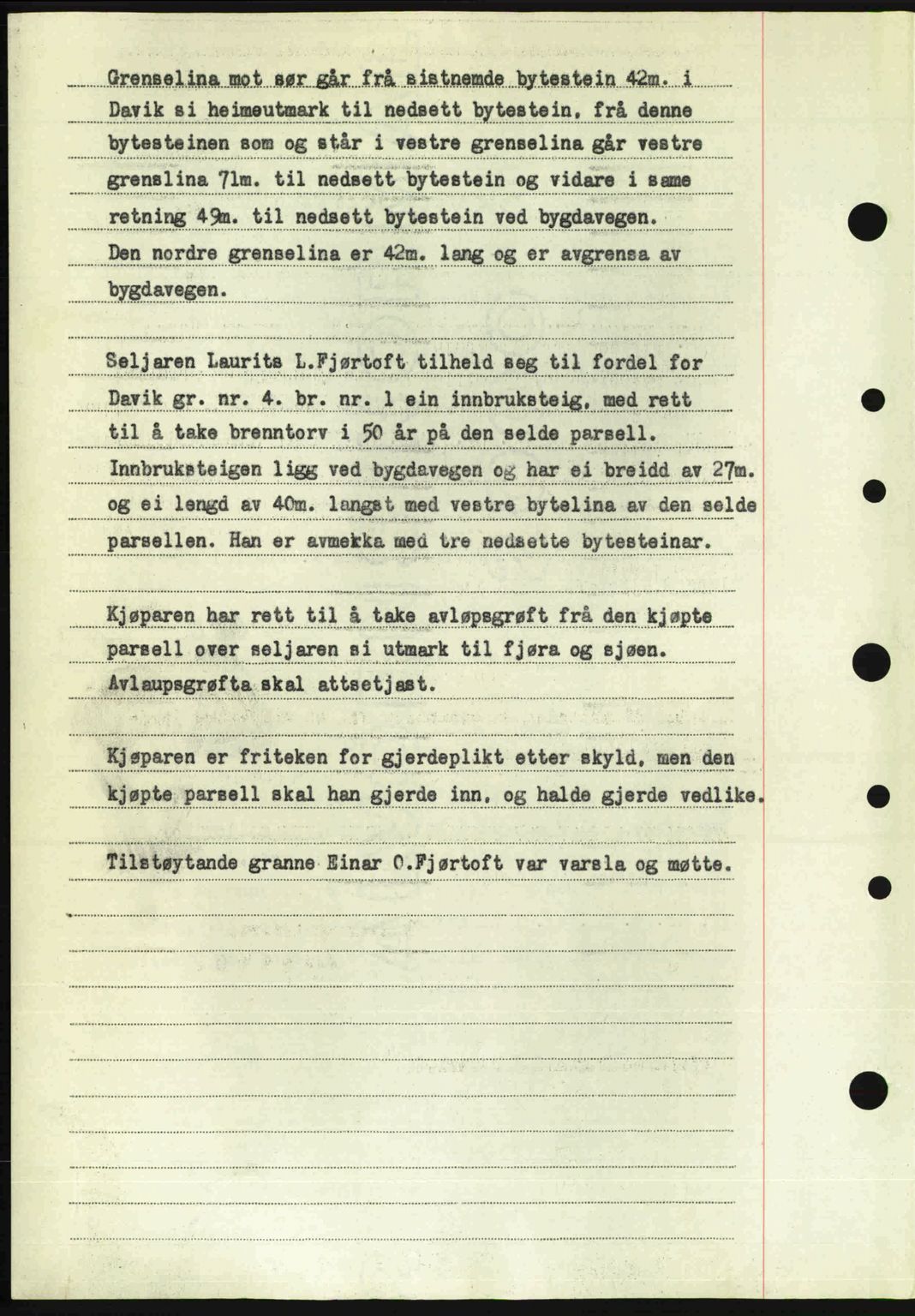 Nordre Sunnmøre sorenskriveri, AV/SAT-A-0006/1/2/2C/2Ca: Mortgage book no. A29, 1948-1949, Diary no: : 2008/1948