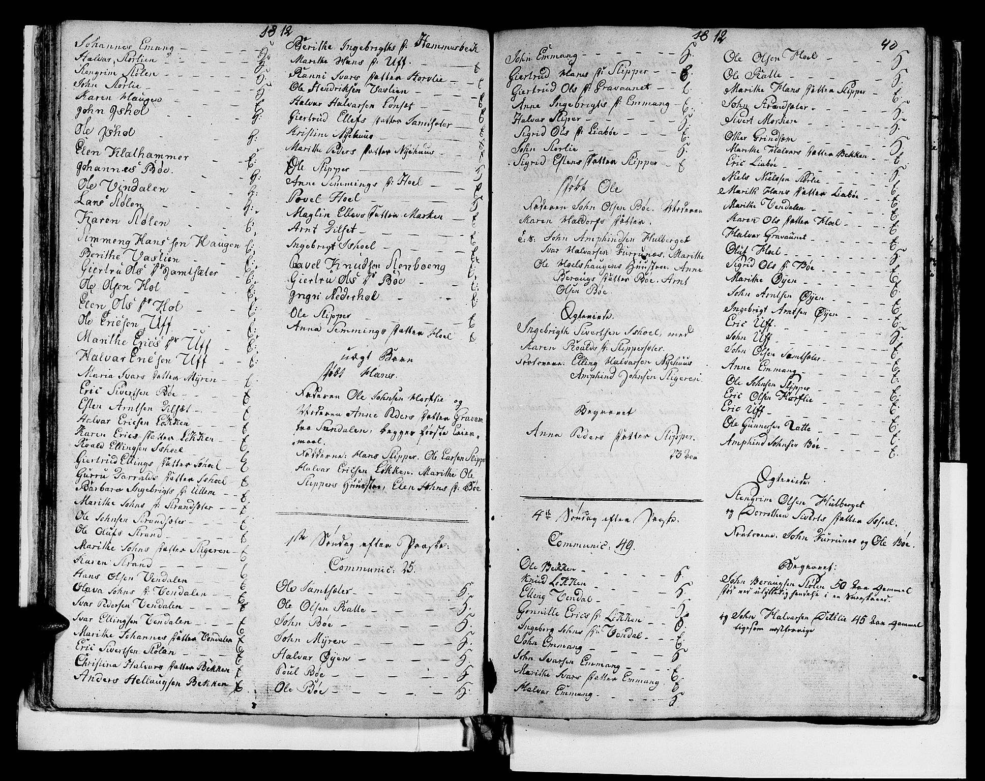 Ministerialprotokoller, klokkerbøker og fødselsregistre - Sør-Trøndelag, SAT/A-1456/679/L0921: Parish register (copy) no. 679C01, 1792-1840, p. 40