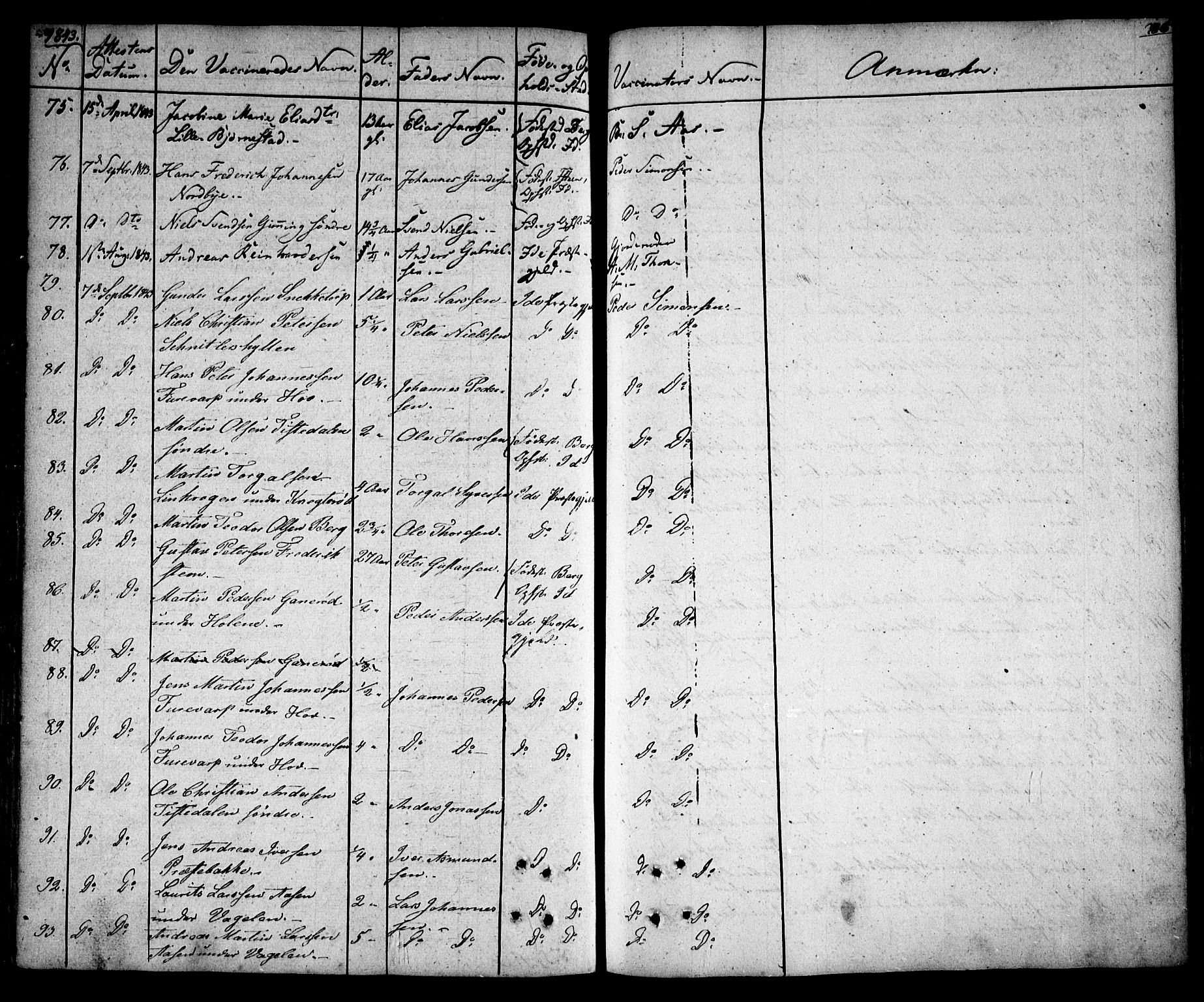 Idd prestekontor Kirkebøker, AV/SAO-A-10911/F/Fc/L0003: Parish register (official) no. III 3, 1832-1847, p. 386