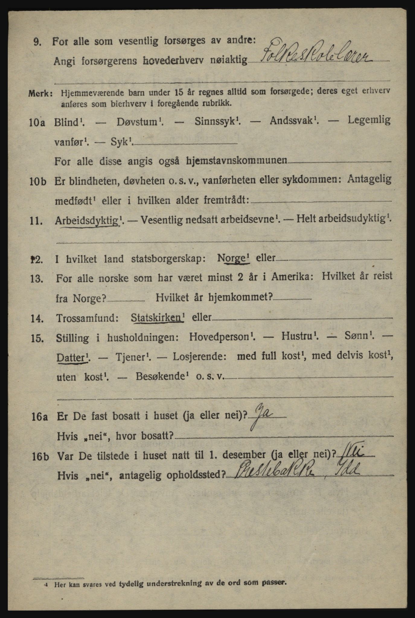 SAO, 1920 census for Idd, 1920, p. 12598