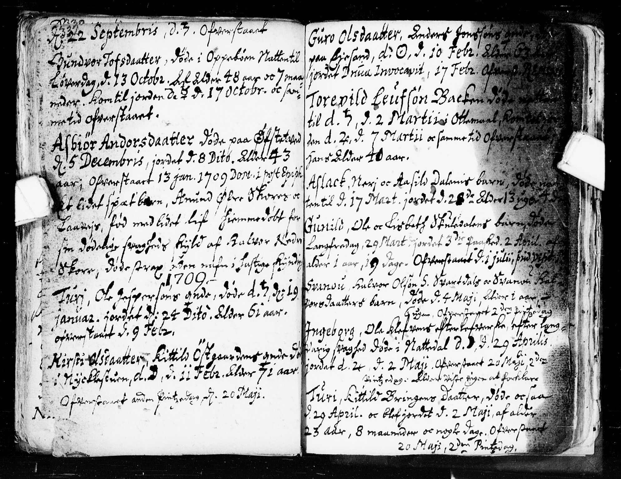 Seljord kirkebøker, SAKO/A-20/F/Fa/L0002: Parish register (official) no. I 2, 1689-1713, p. 332-333