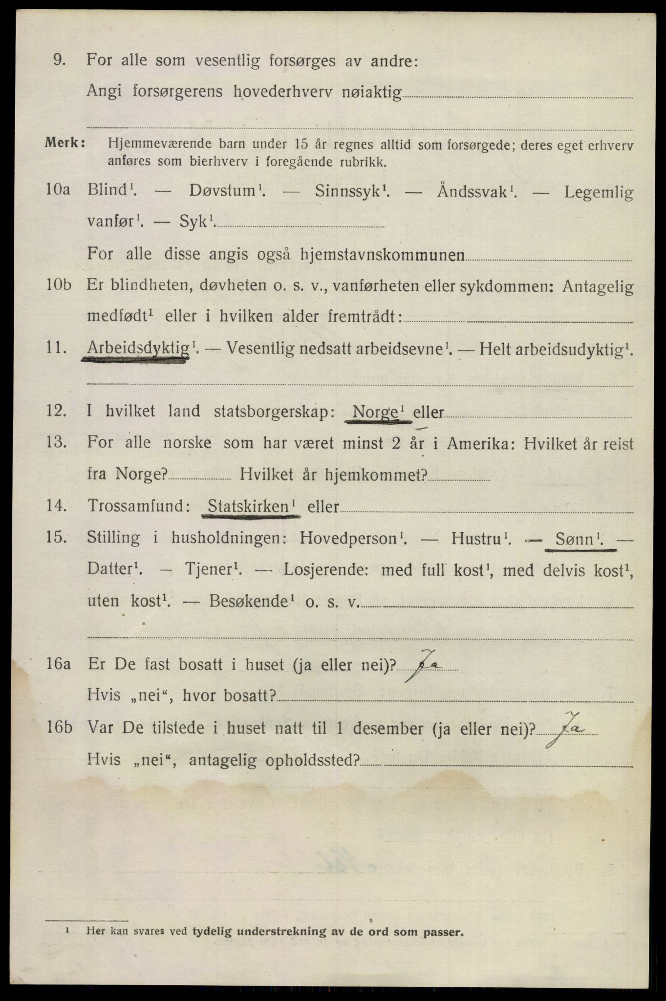 SAKO, 1920 census for Sem, 1920, p. 5280