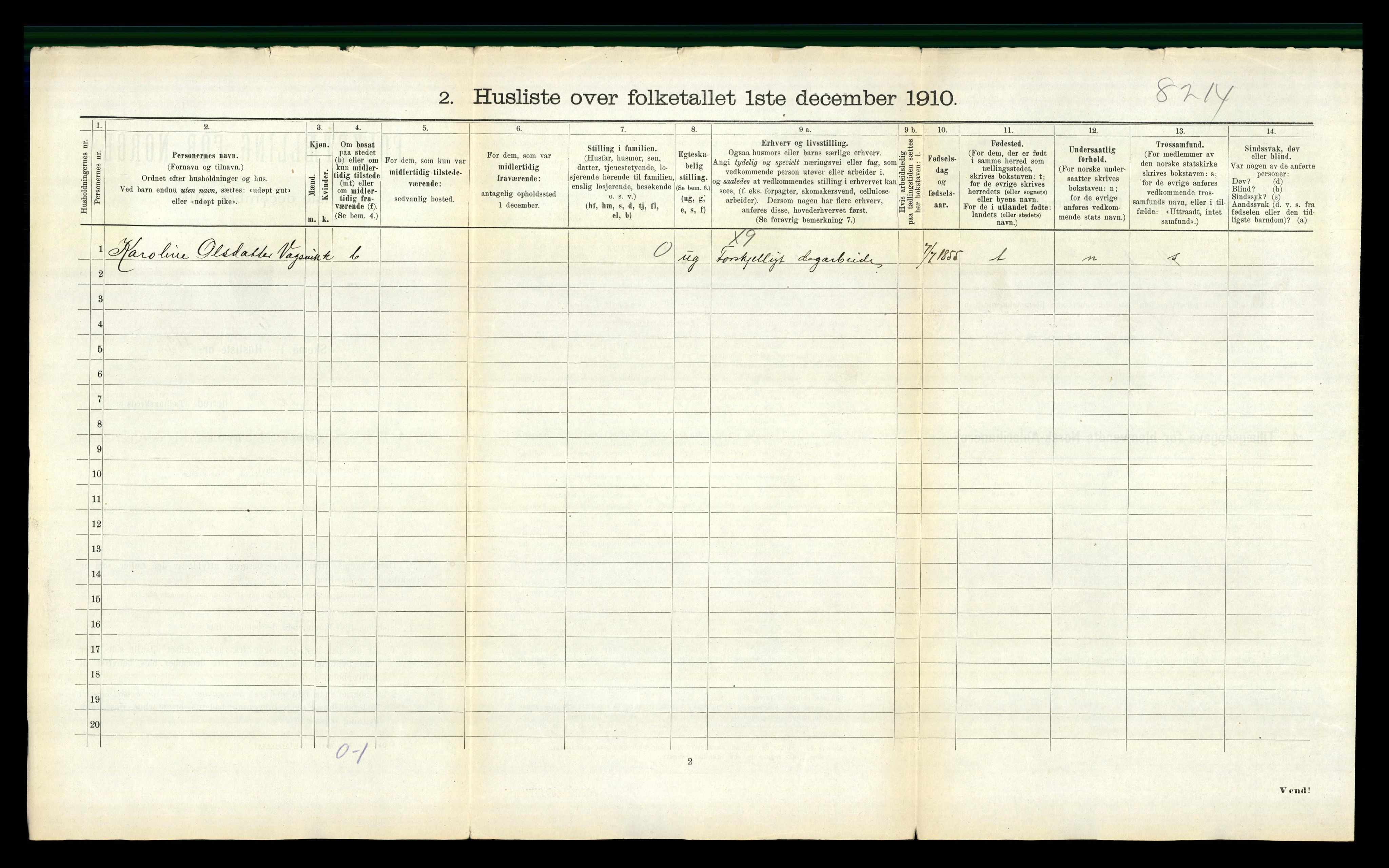 RA, 1910 census for Ørskog, 1910, p. 116