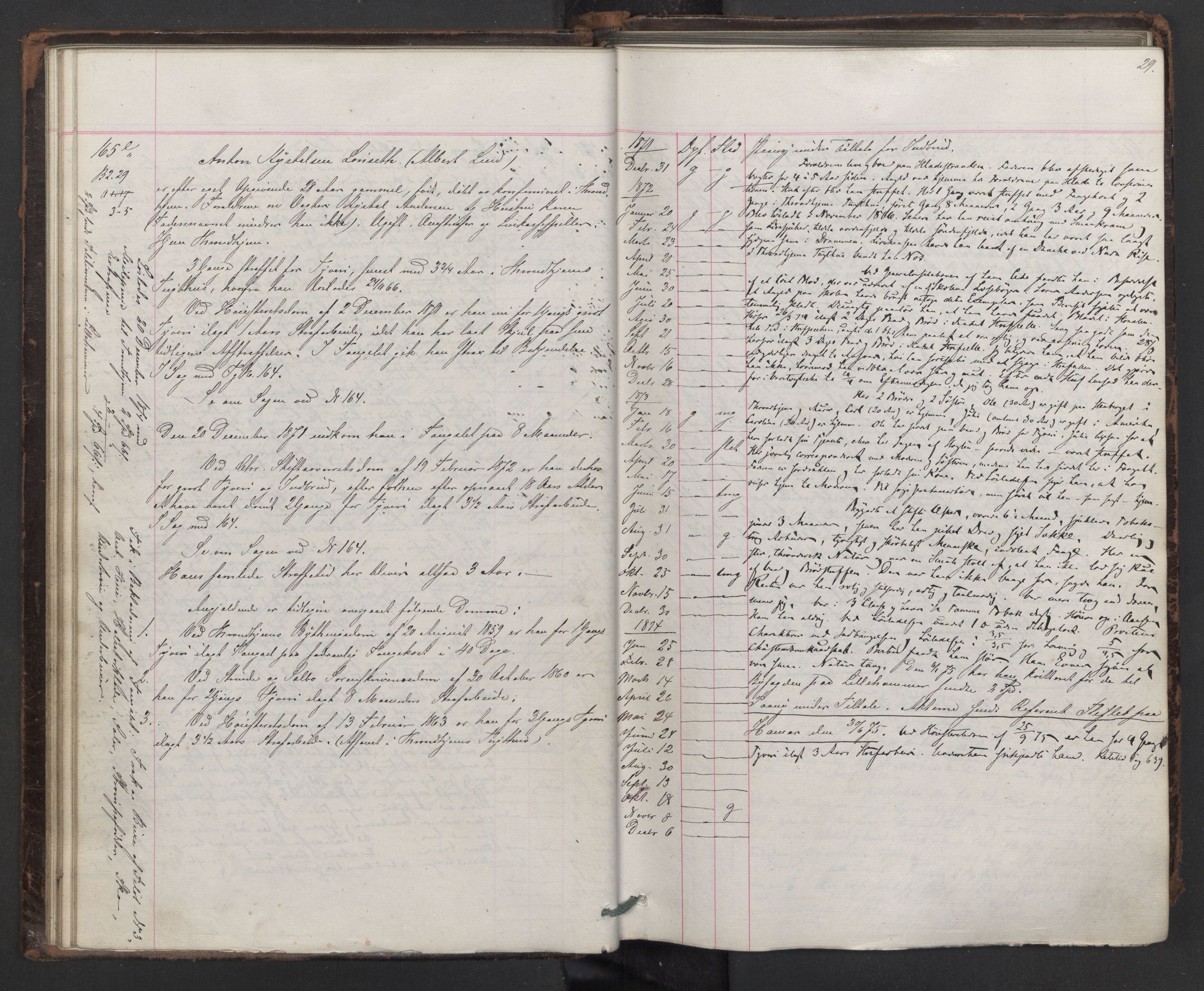 Botsfengslet, AV/RA-S-1539/D/Db/Dbb/L0014: 137e - 437e, 1871-1873, p. 29