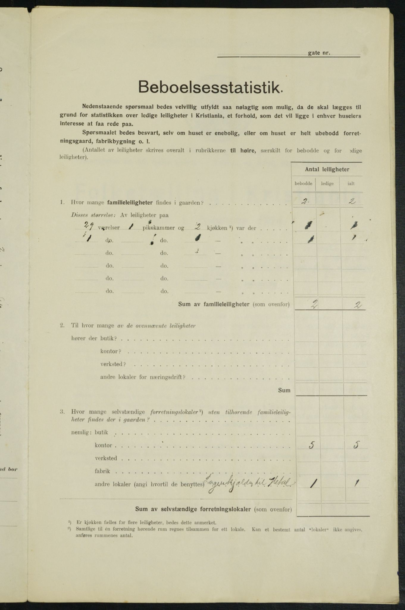 OBA, Municipal Census 1914 for Kristiania, 1914, p. 17391