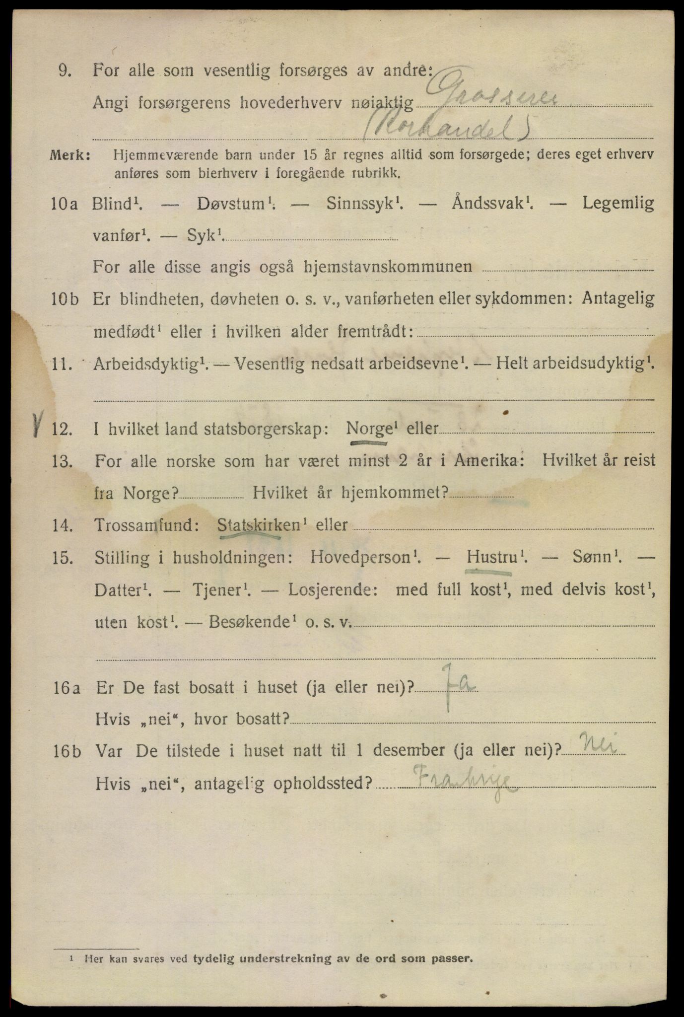 SAO, 1920 census for Kristiania, 1920, p. 511398