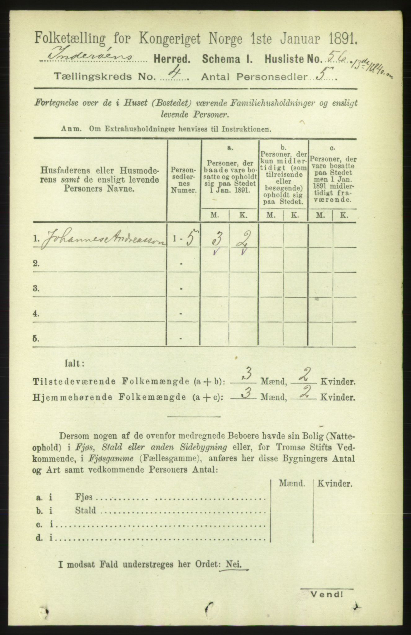 RA, 1891 census for 1729 Inderøy, 1891, p. 2338