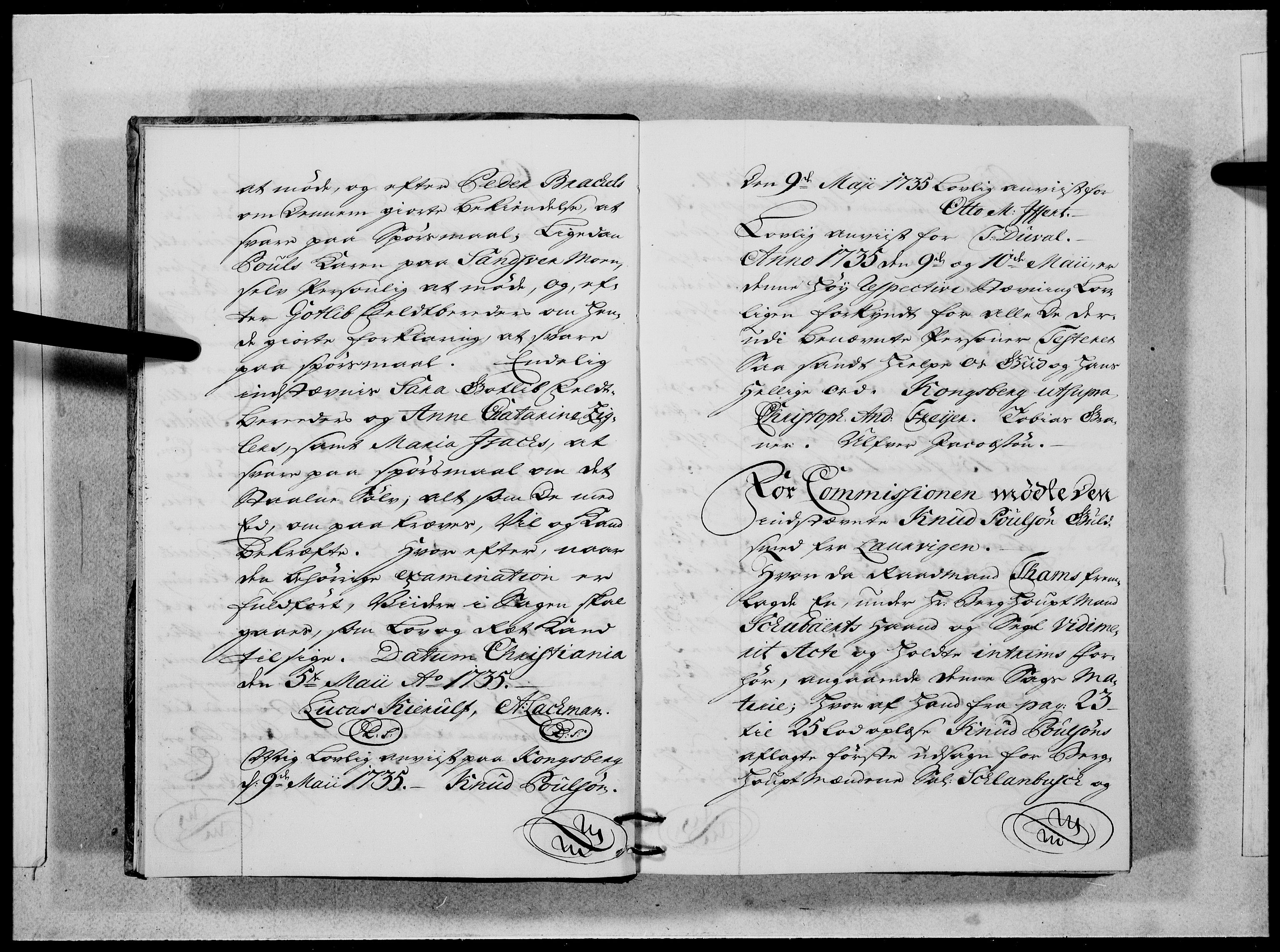 Danske Kanselli 1572-1799, AV/RA-EA-3023/F/Fc/Fcc/Fcca/L0121: Norske innlegg 1572-1799, 1735, p. 9