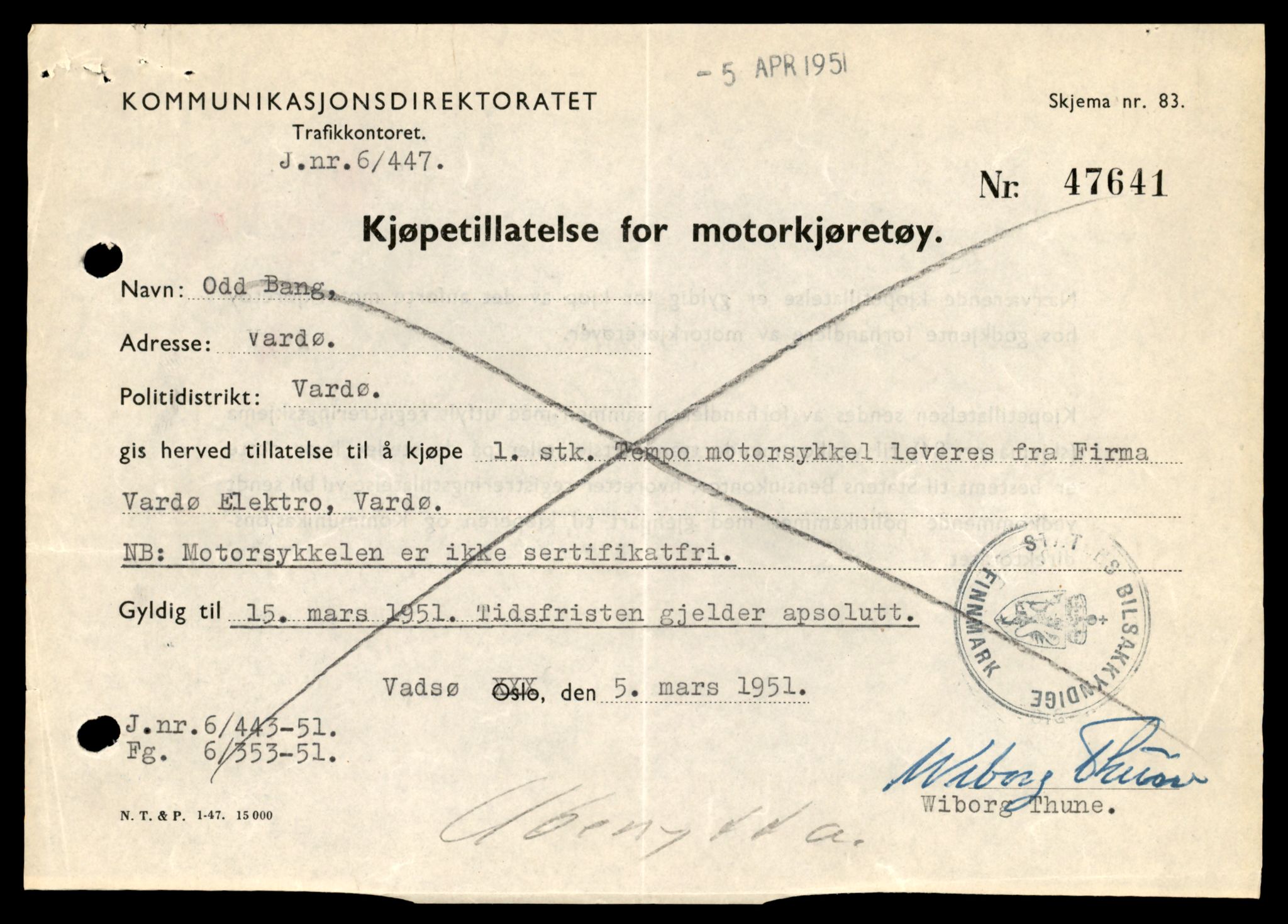 Møre og Romsdal vegkontor - Ålesund trafikkstasjon, AV/SAT-A-4099/F/Fe/L0025: Registreringskort for kjøretøy T 10931 - T 11045, 1927-1998, p. 2666