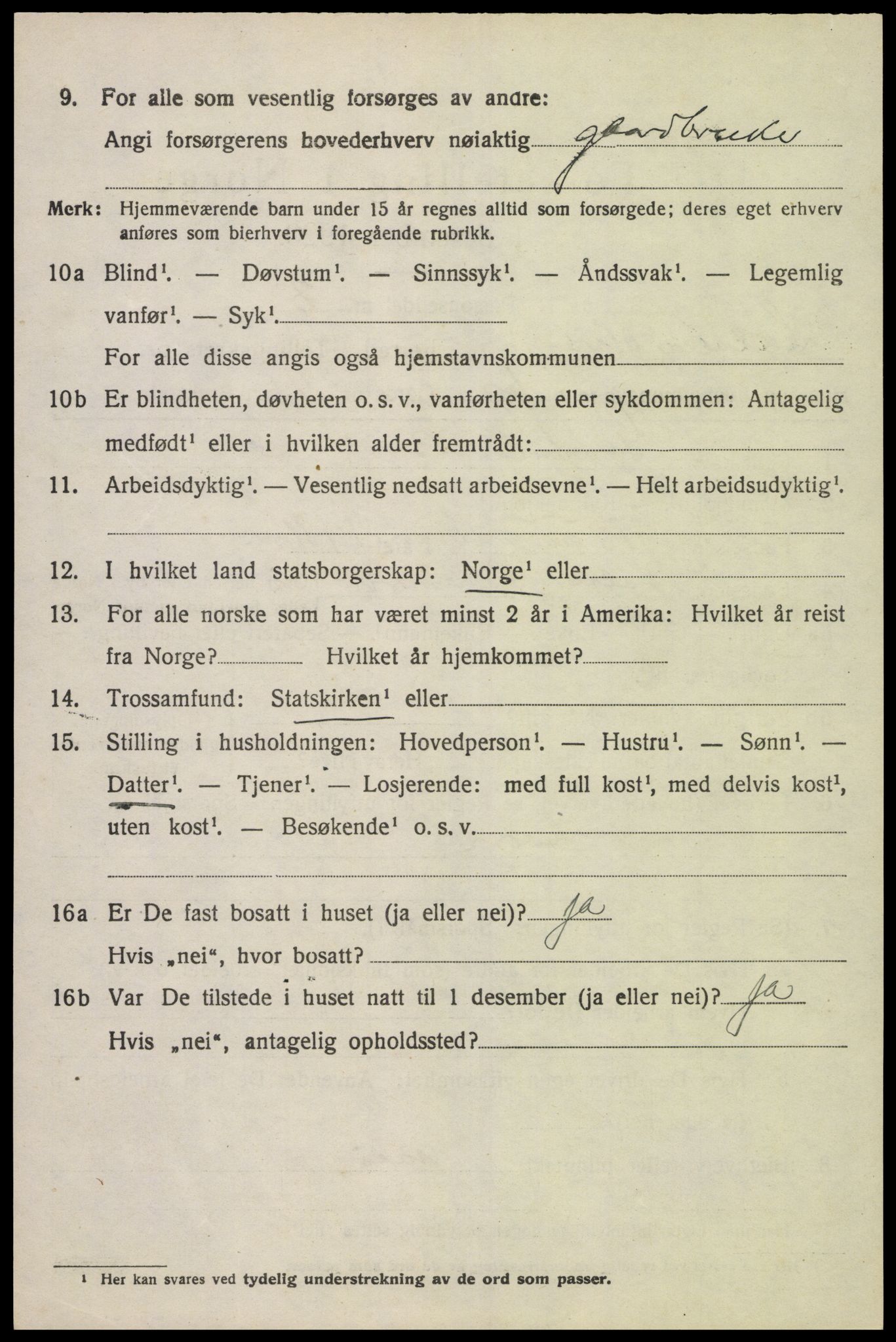 SAK, 1920 census for Halse og Harkmark, 1920, p. 4234