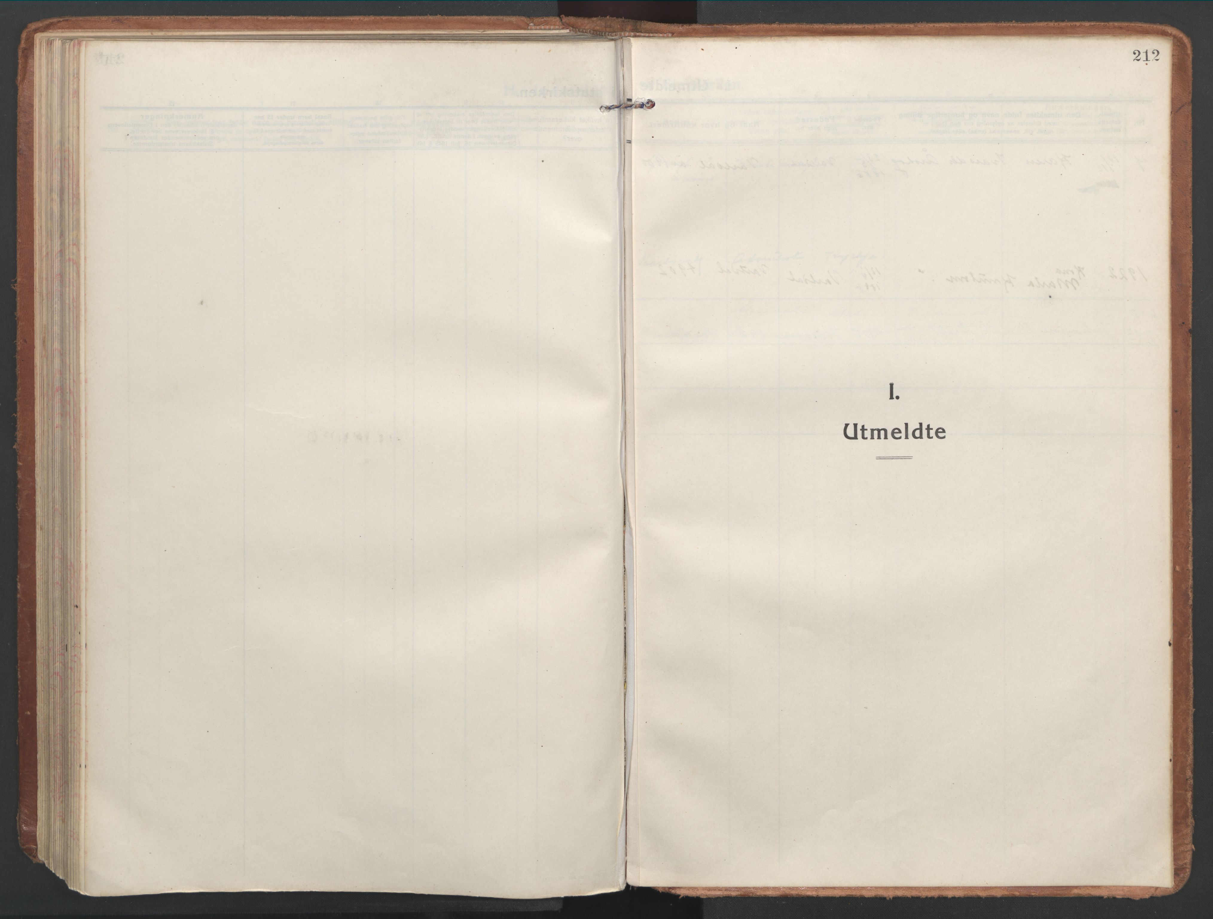 Ministerialprotokoller, klokkerbøker og fødselsregistre - Møre og Romsdal, SAT/A-1454/514/L0200: Parish register (official) no. 514A02, 1913-1943, p. 212