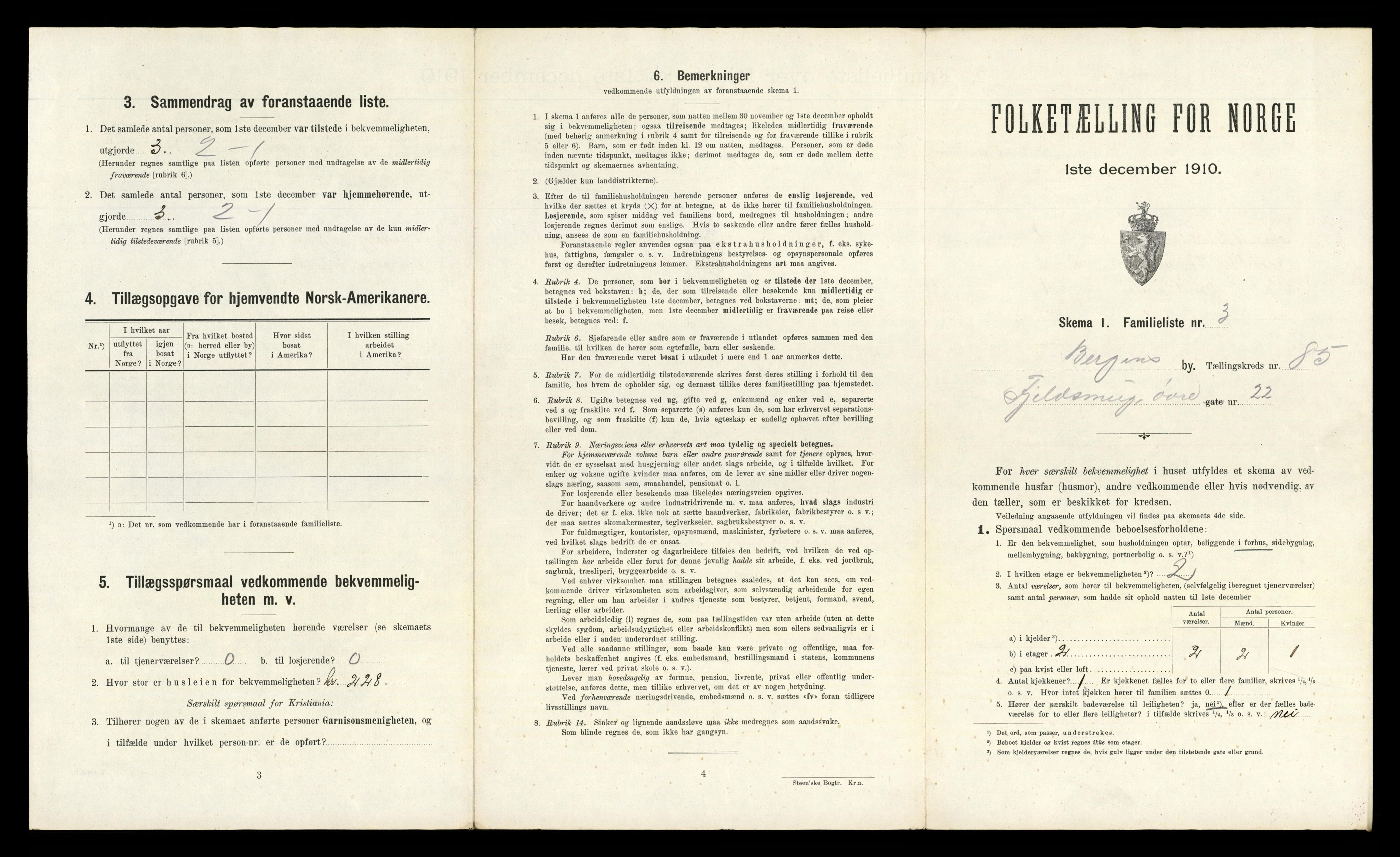 RA, 1910 census for Bergen, 1910, p. 30125