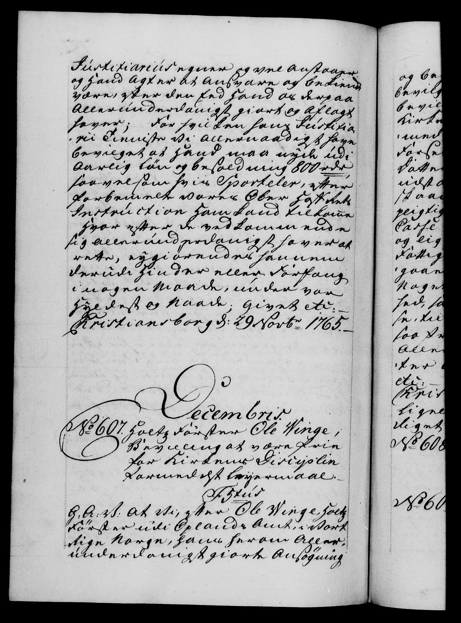 Danske Kanselli 1572-1799, RA/EA-3023/F/Fc/Fca/Fcaa/L0042: Norske registre, 1763-1766, p. 782b