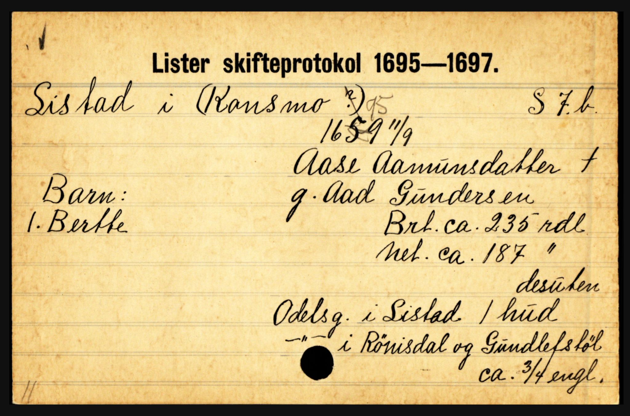 Lister sorenskriveri, AV/SAK-1221-0003/H, p. 23833