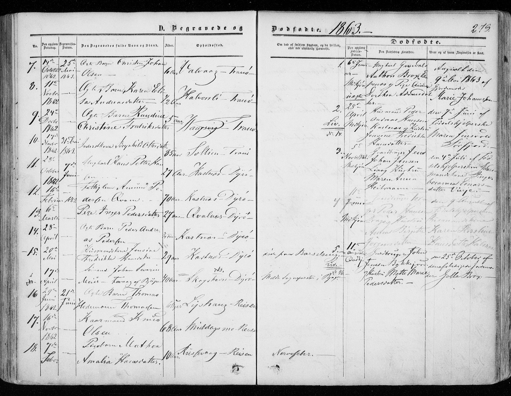 Tranøy sokneprestkontor, SATØ/S-1313/I/Ia/Iaa/L0007kirke: Parish register (official) no. 7, 1856-1866, p. 278