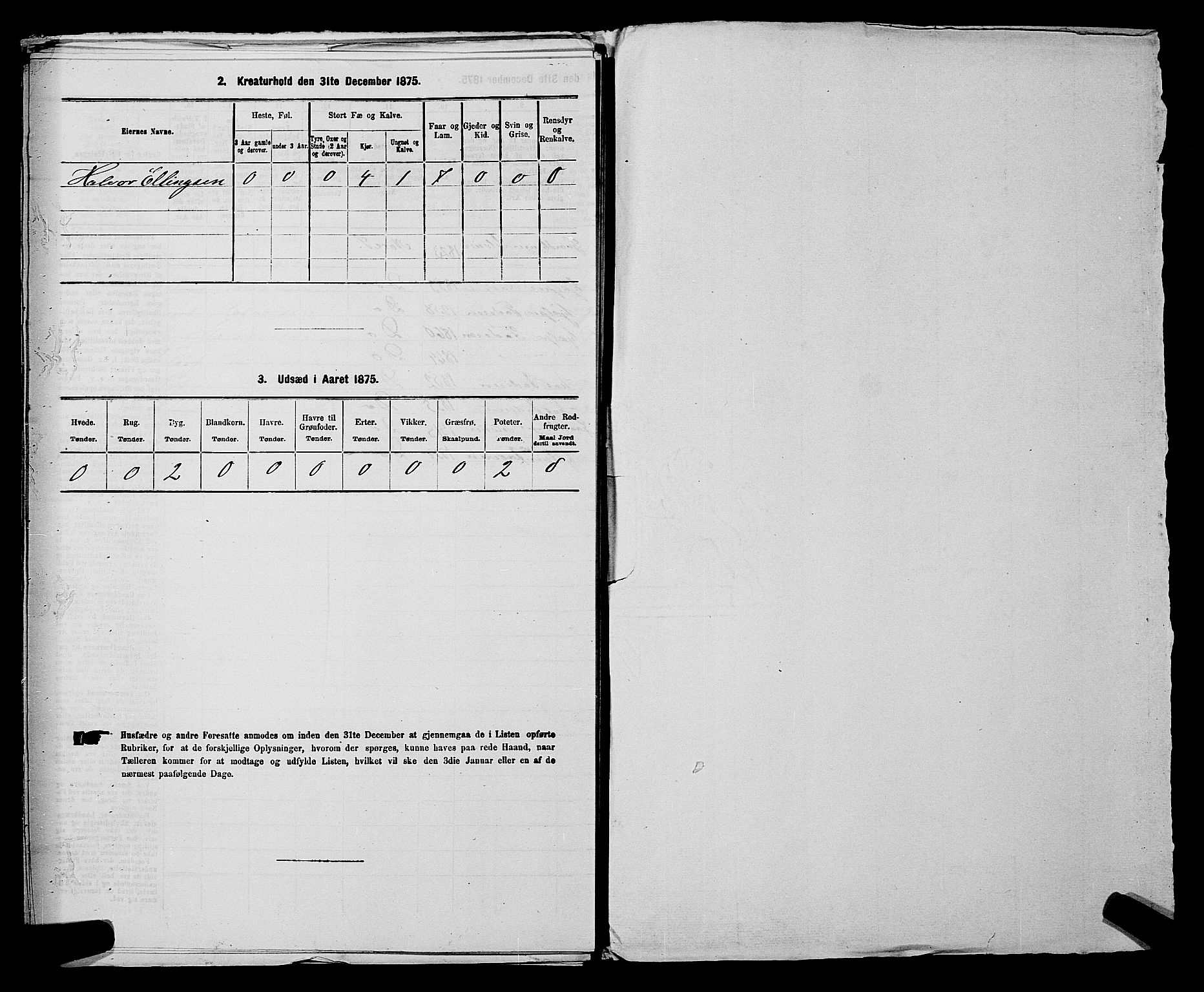 SAKO, 1875 census for 0633P Nore, 1875, p. 722