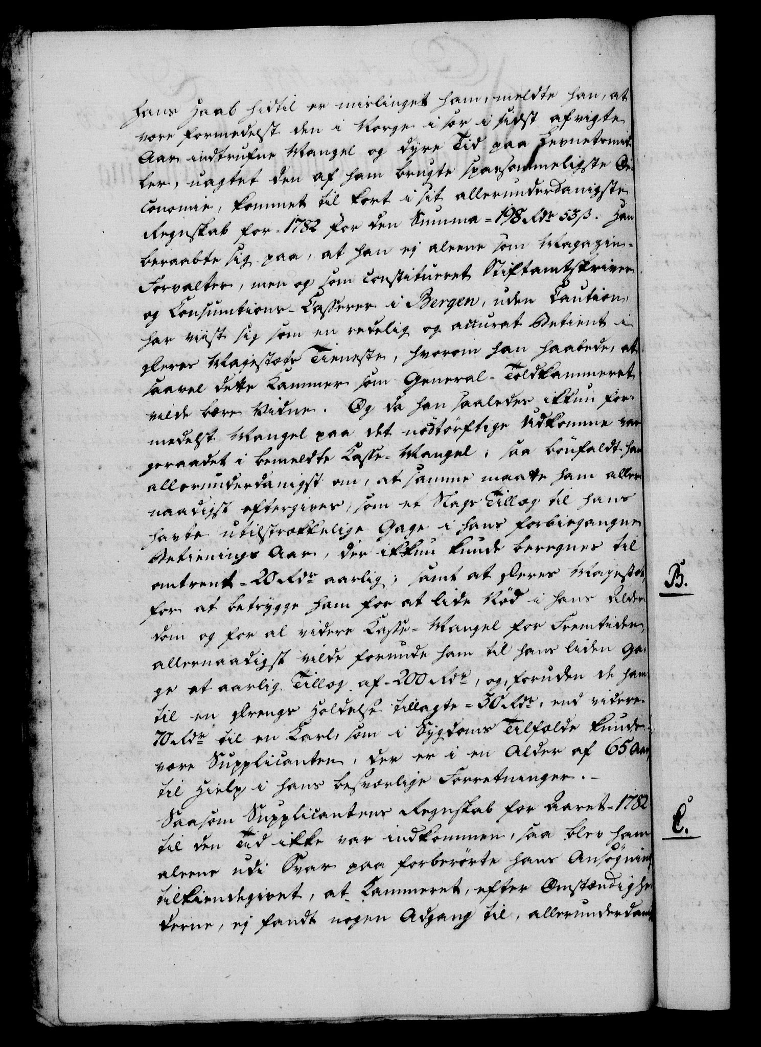 Rentekammeret, Kammerkanselliet, RA/EA-3111/G/Gf/Gfa/L0066: Norsk relasjons- og resolusjonsprotokoll (merket RK 52.66), 1784, p. 320
