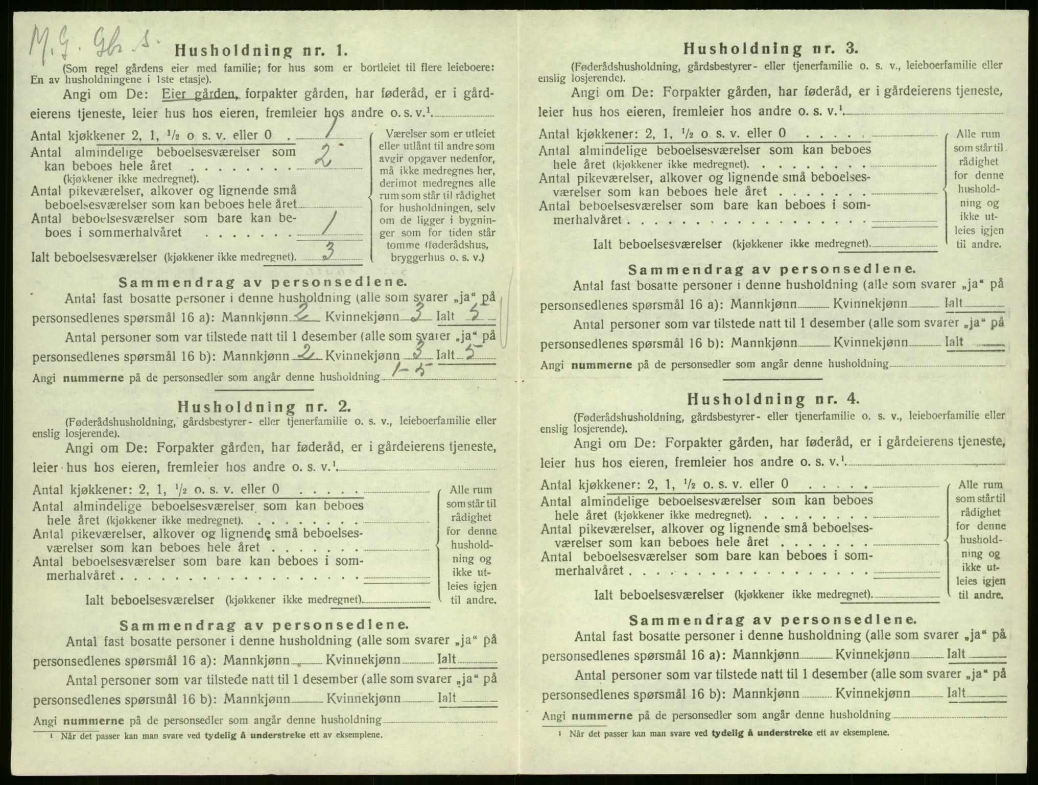 SAKO, 1920 census for Sem, 1920, p. 886