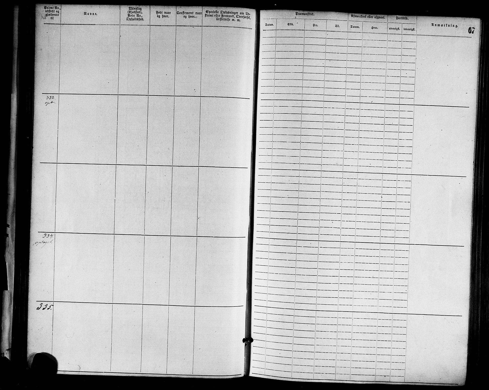 Grimstad mønstringskrets, SAK/2031-0013/F/Fa/L0001: Annotasjonsrulle nr 1-1920 med register, F-1, 1870-1892, p. 89
