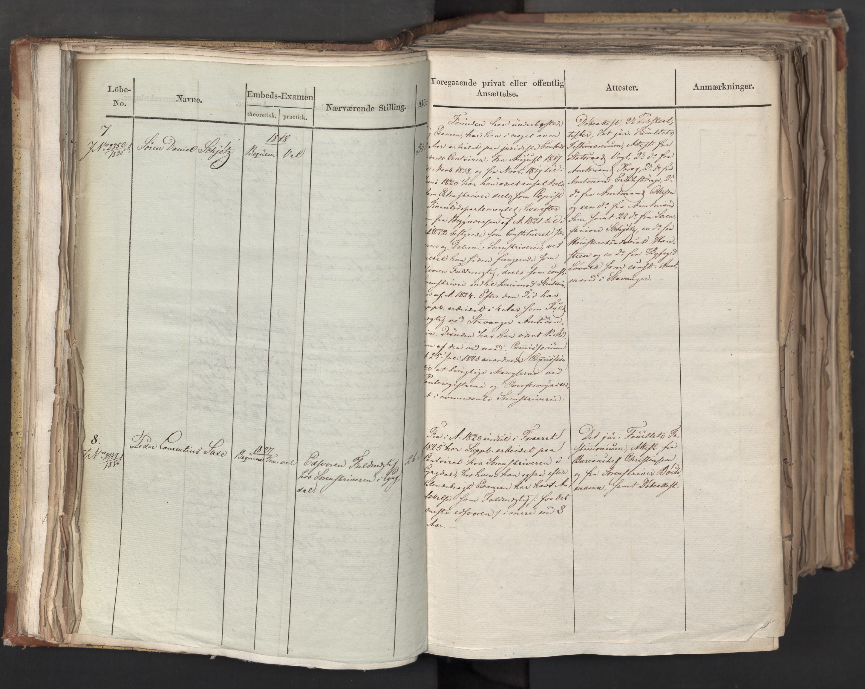 Statsrådsavdelingen i Stockholm, AV/RA-S-1003/D/Da/L0068: Regjeringsinnstillinger nr. 660-876, 1830, p. 82