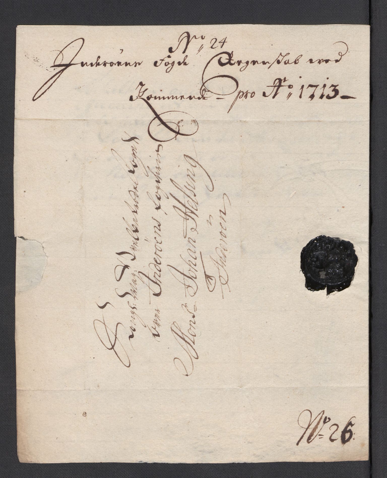 Rentekammeret inntil 1814, Reviderte regnskaper, Fogderegnskap, RA/EA-4092/R63/L4321: Fogderegnskap Inderøy, 1713, p. 237